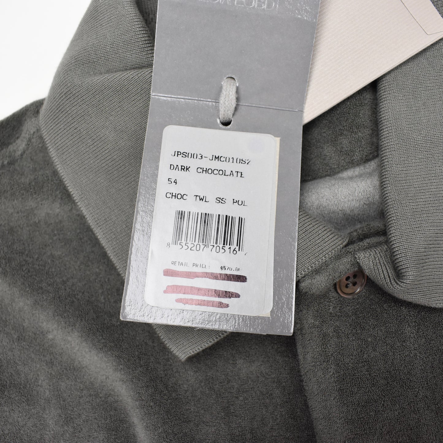 Tom Ford - Gray Towelling Polo Shirt