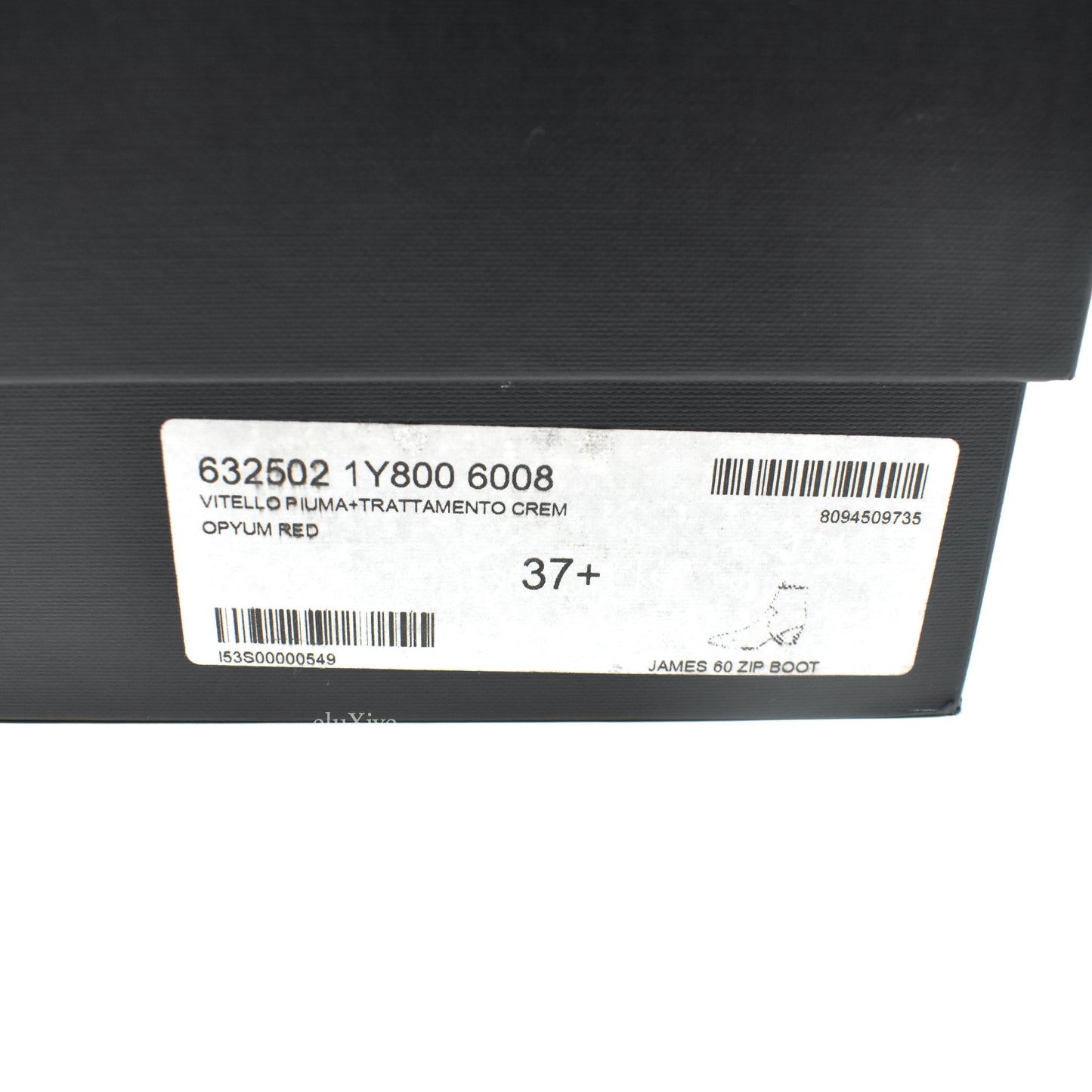 Saint Laurent - Opyum Red Leather James 60 Zip Boots