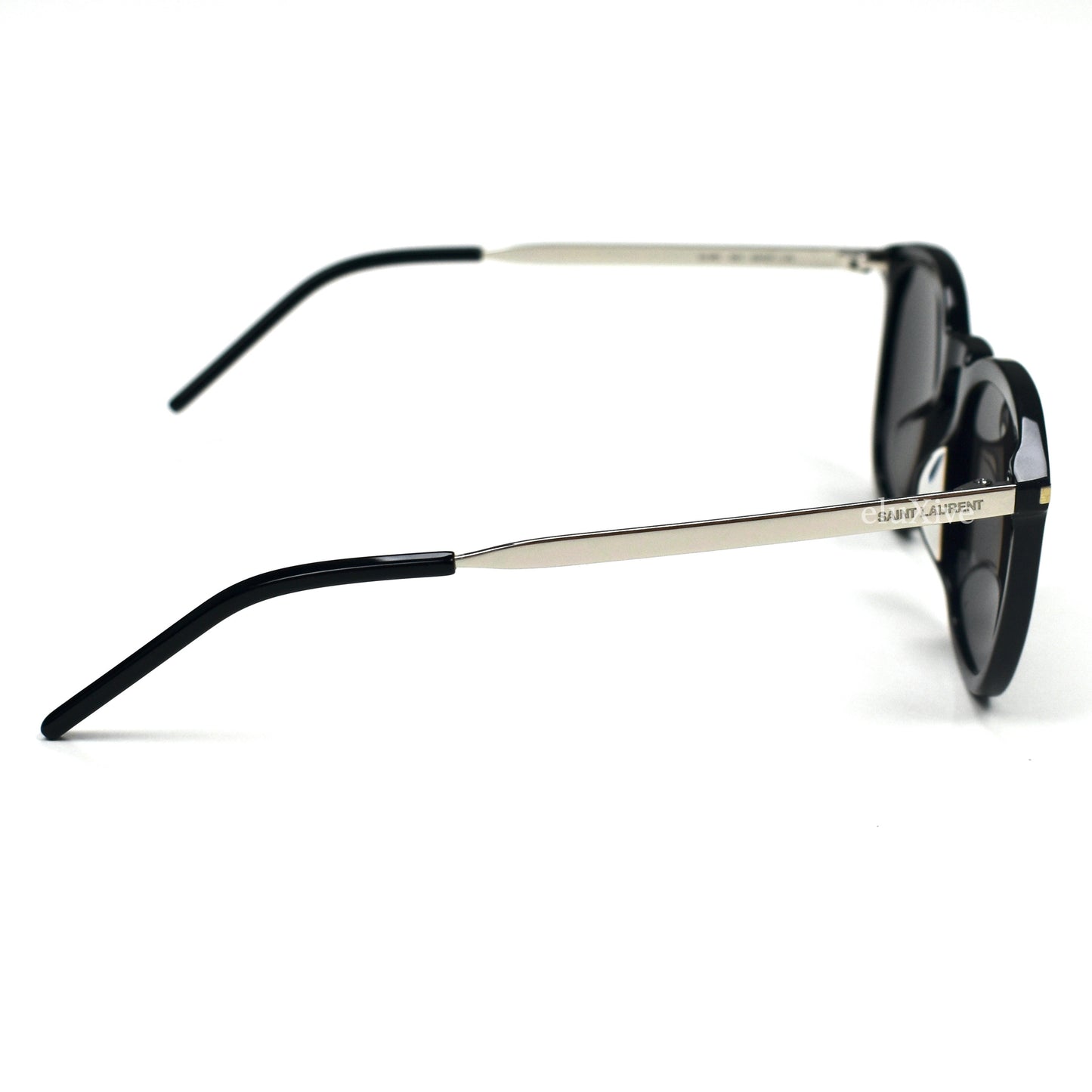 Saint Laurent - SL360 Black/Silver Rectangular Sunglasses