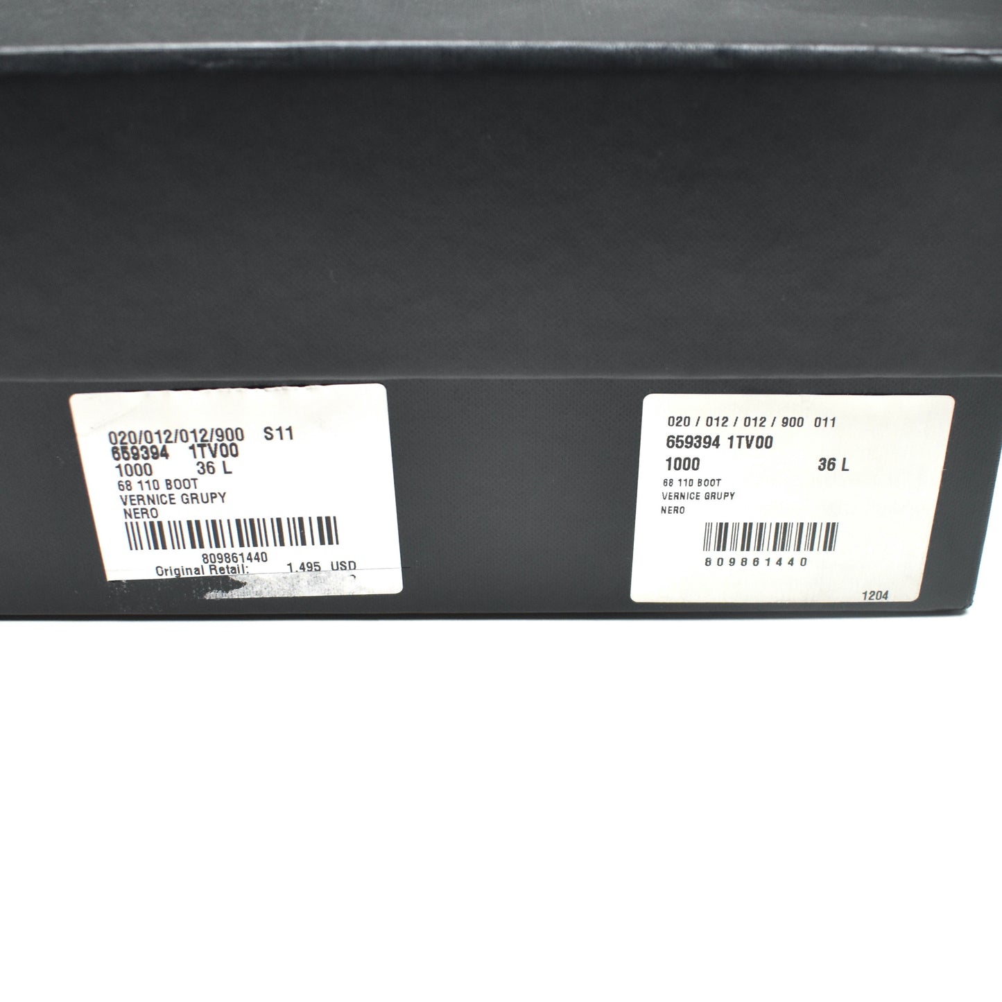 Saint Laurent - Black Patent Leather 68 Boots