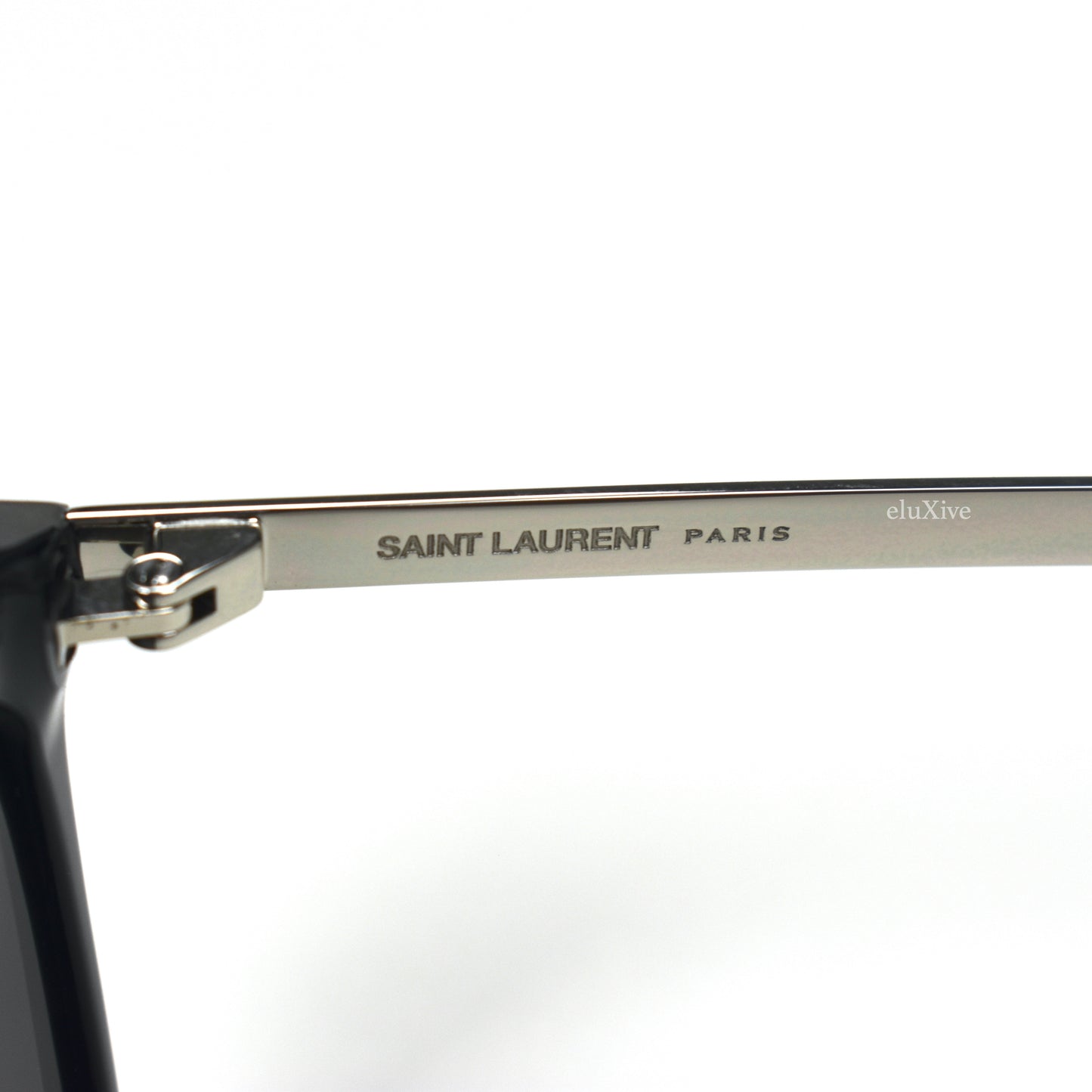 Saint Laurent - SL360 Black/Silver Rectangular Sunglasses
