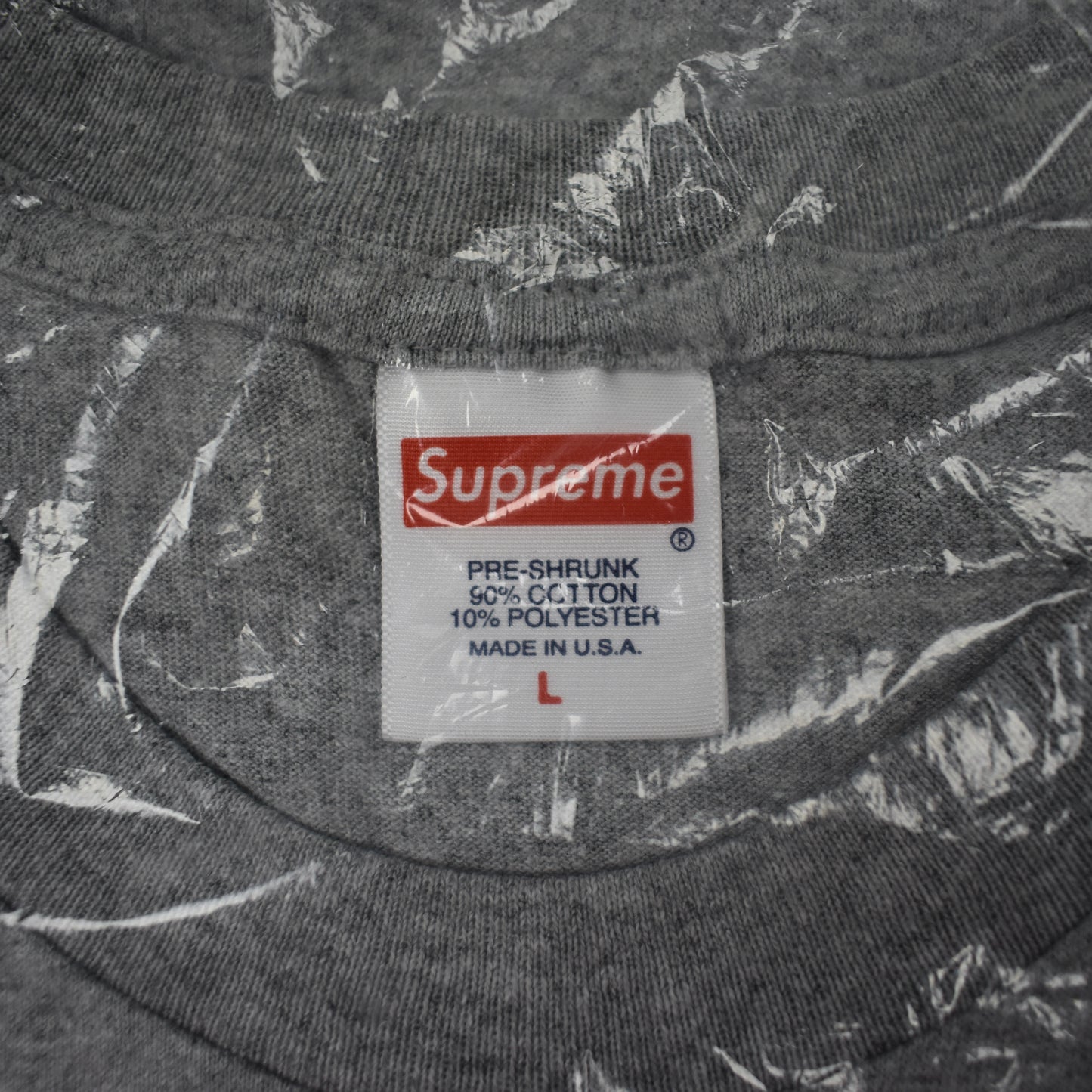 Supreme - Gray Keyboard Logo T-Shirt (SS19)