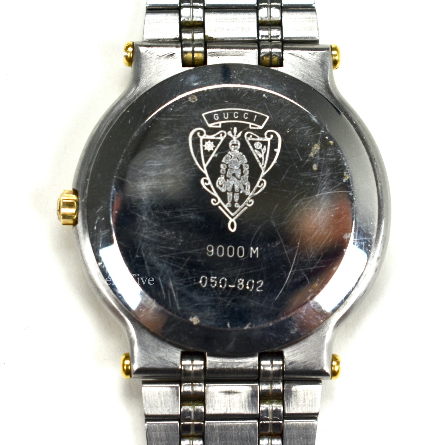 Gucci - 9000M Gold / Steel Cream Dial Watch