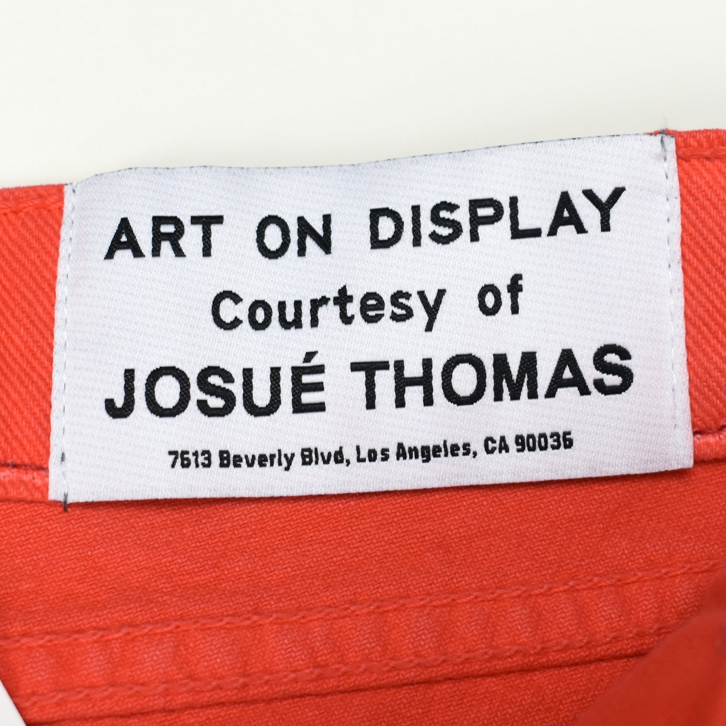Gallery Dept. - Metallic Silver Painted Red Flare Denim Jeans