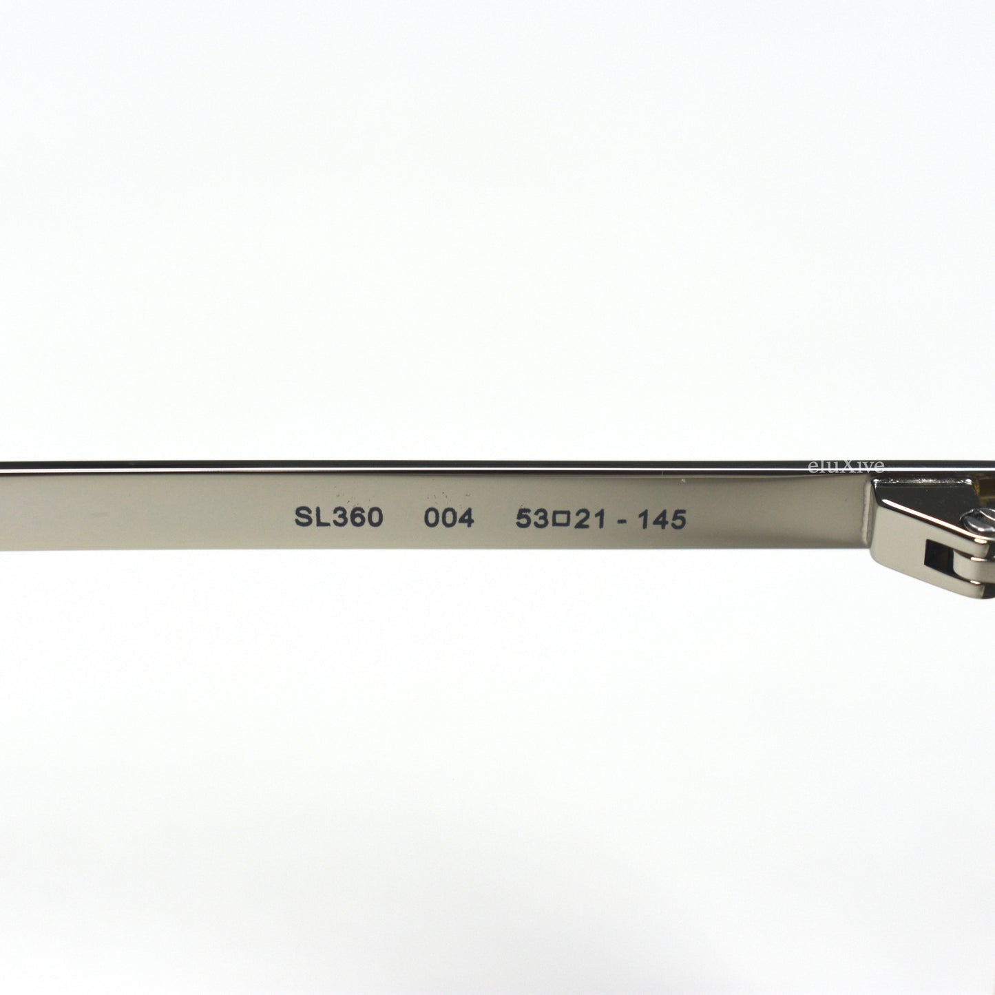 Saint Laurent - SL360 Transparent Yellow Rectangular Sunglasses