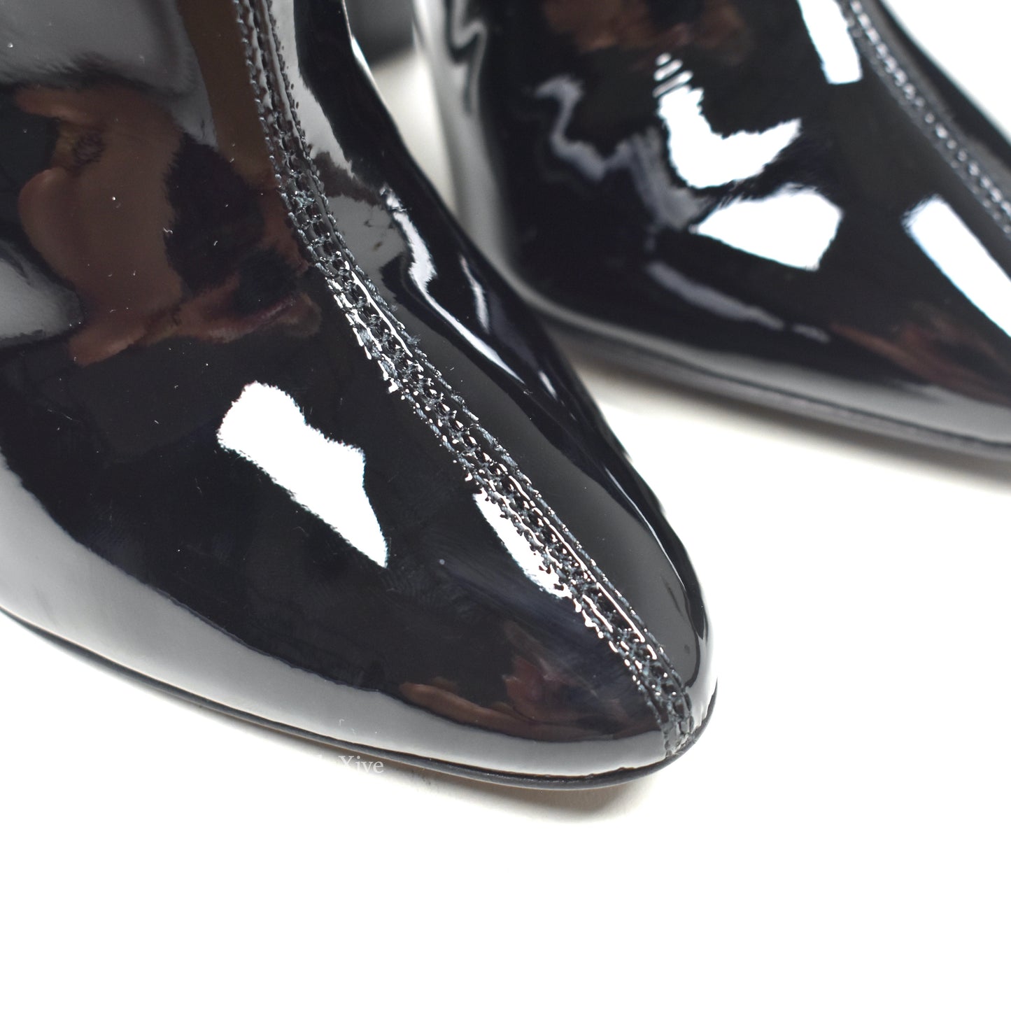 Saint Laurent - Black Patent Leather 68 Boots