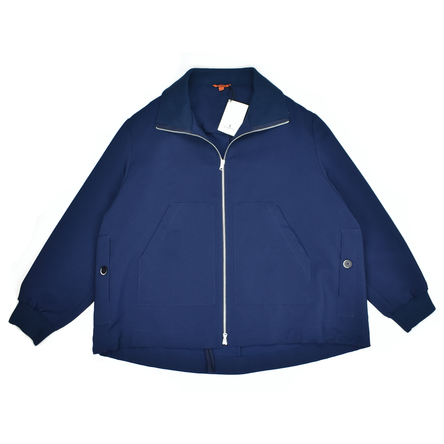 Barena - Navy Double Zip Track Jacket