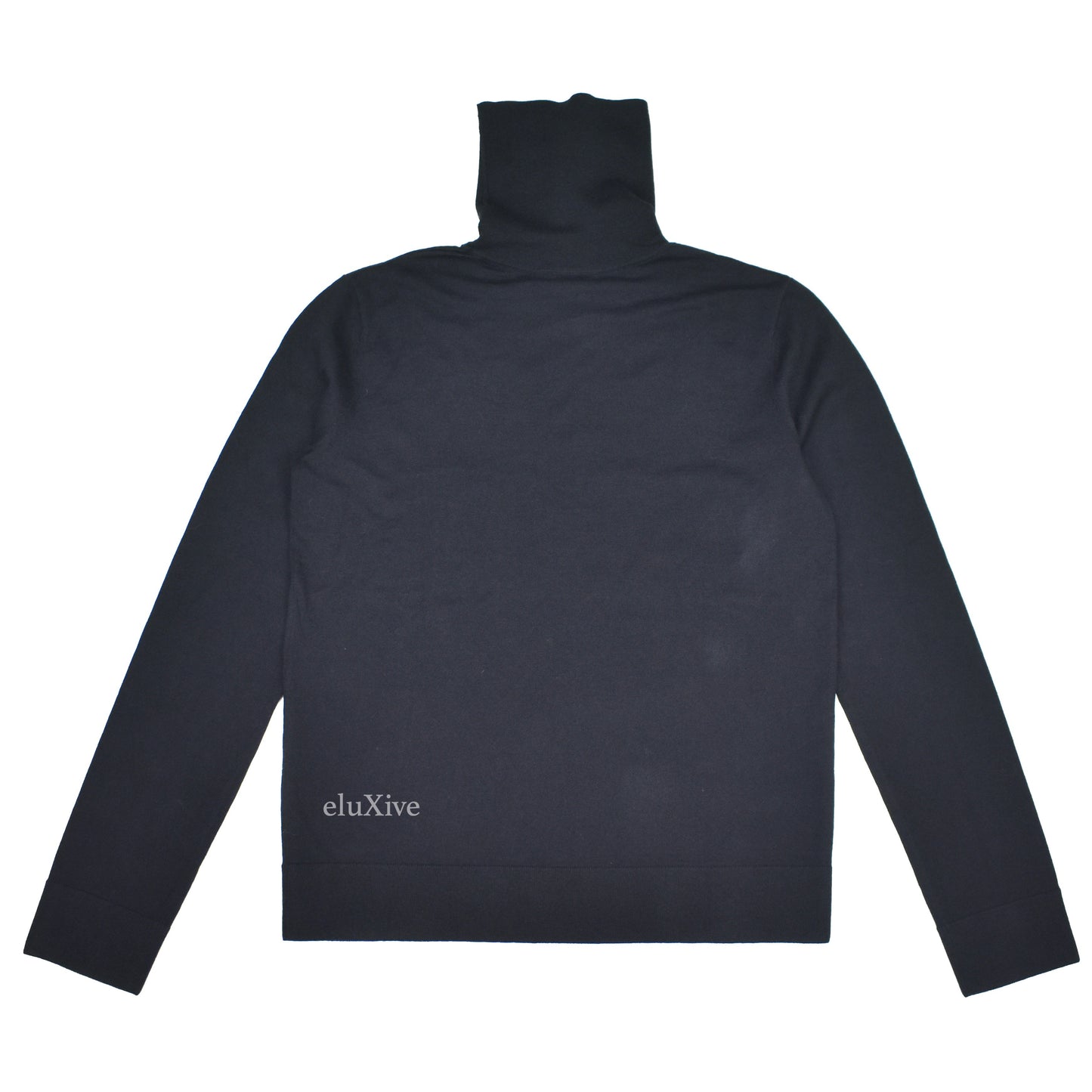 Chanel - Black Wool/Cotton Uniform Turtleneck Sweater
