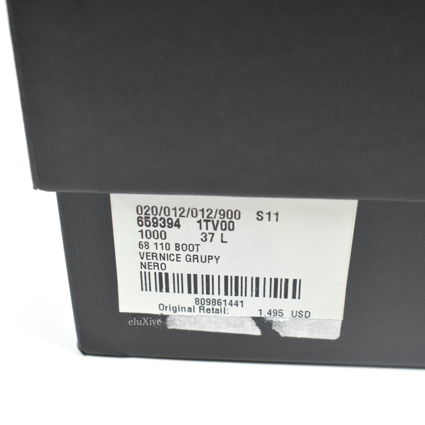 Saint Laurent - Black Patent Leather 68 Boots