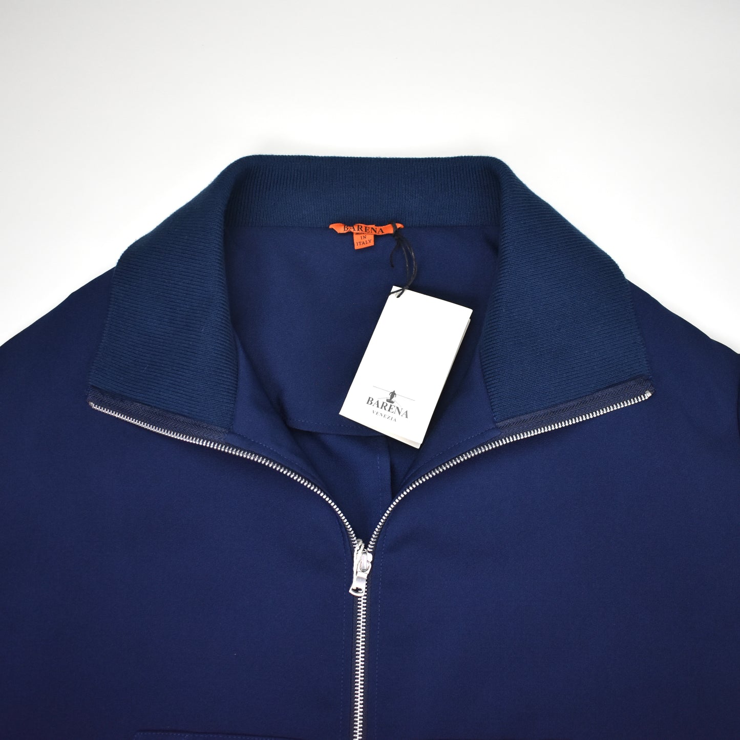 Barena - Navy Double Zip Track Jacket