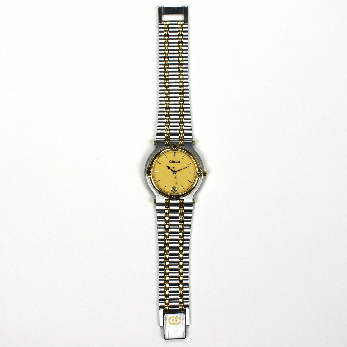 Gucci - 9000M Gold / Steel Champagne Dial Watch