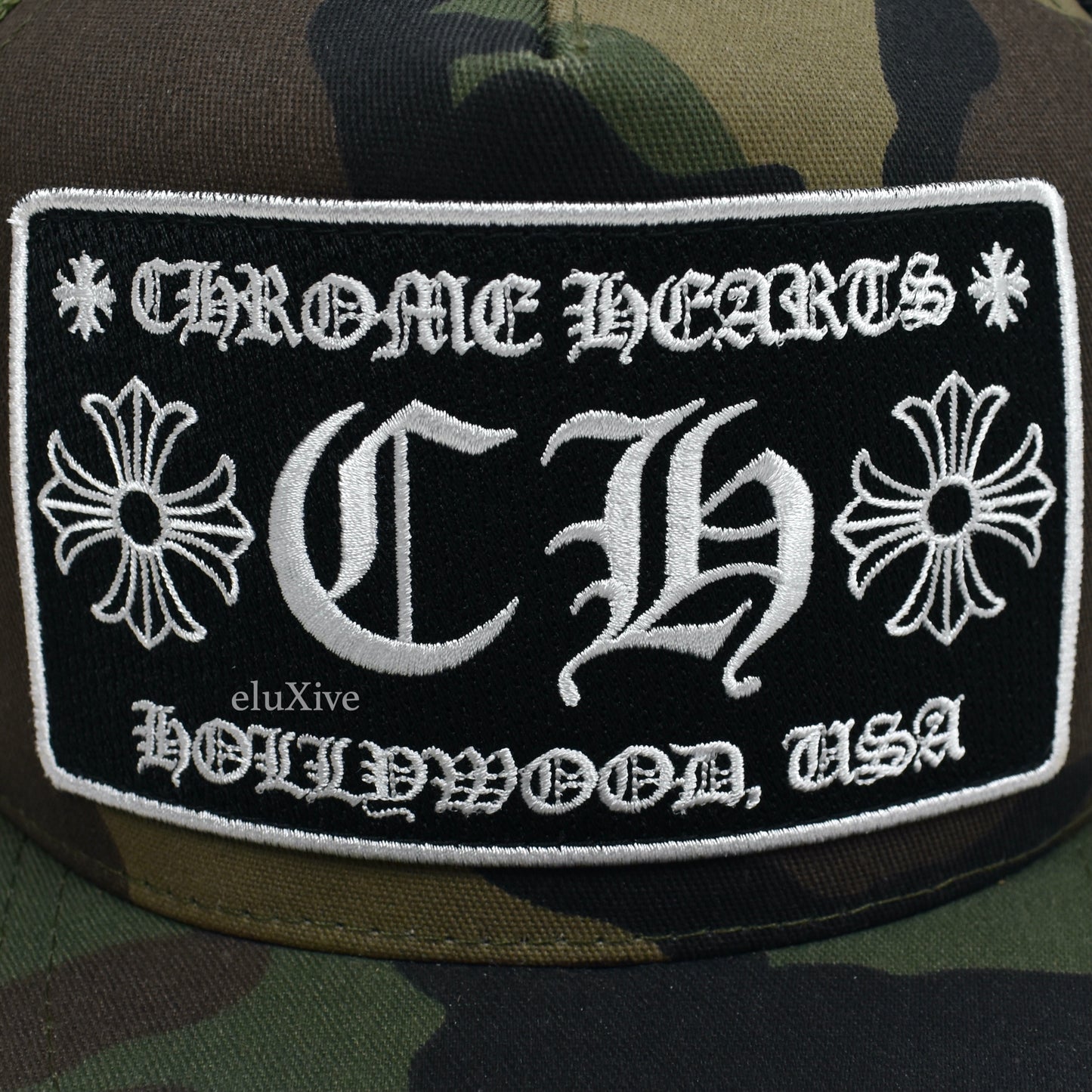Chrome Hearts - Camo Logo Patch Trucker Hat