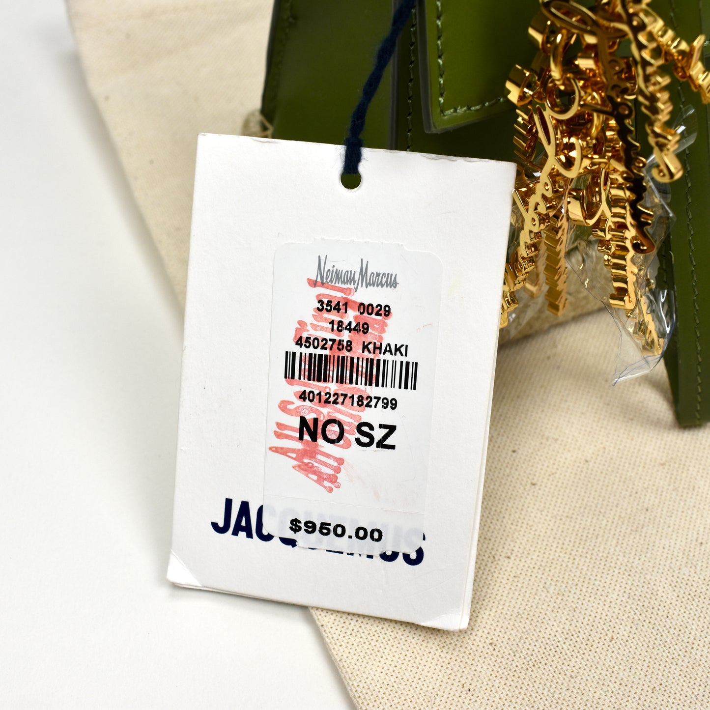 Jacquemus - Le Chiquito Moyen Cordao Espadrille Bag (Olive)