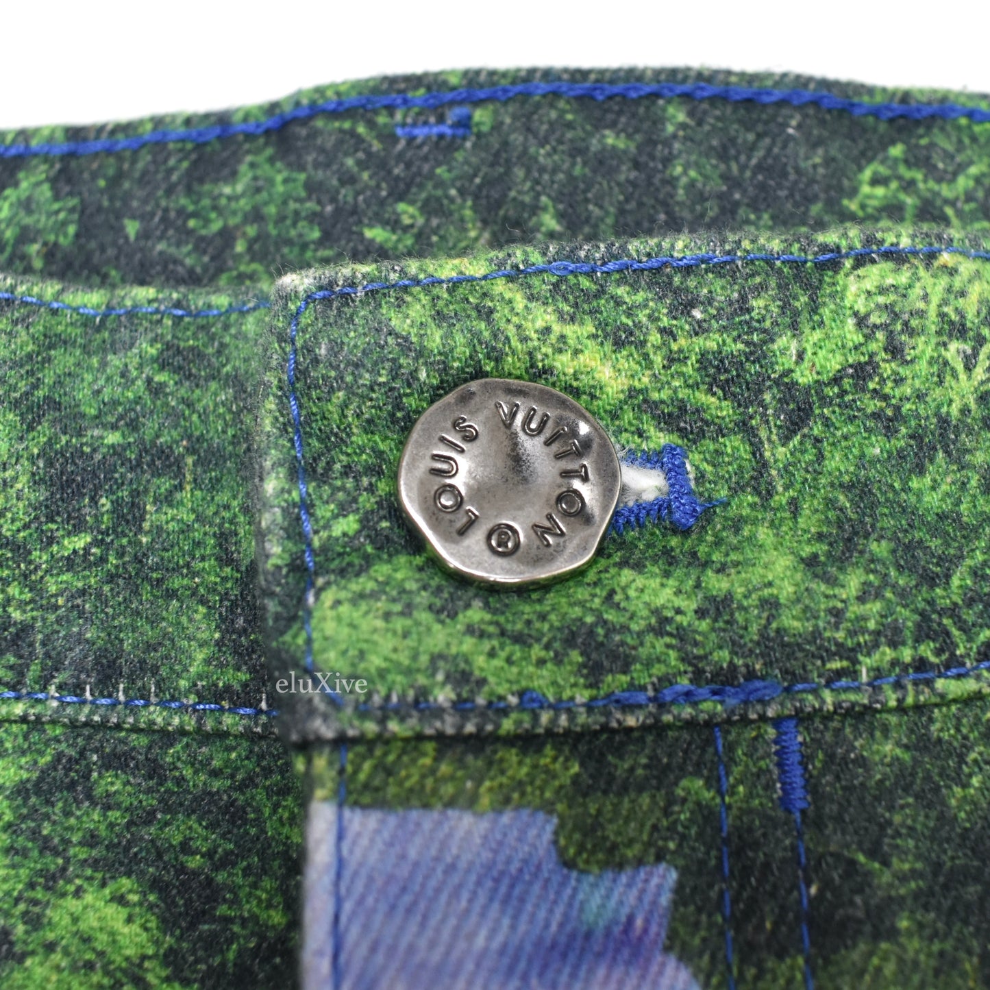 Louis Vuitton - SS22 Amen Break Landscape Print Denim Jeans