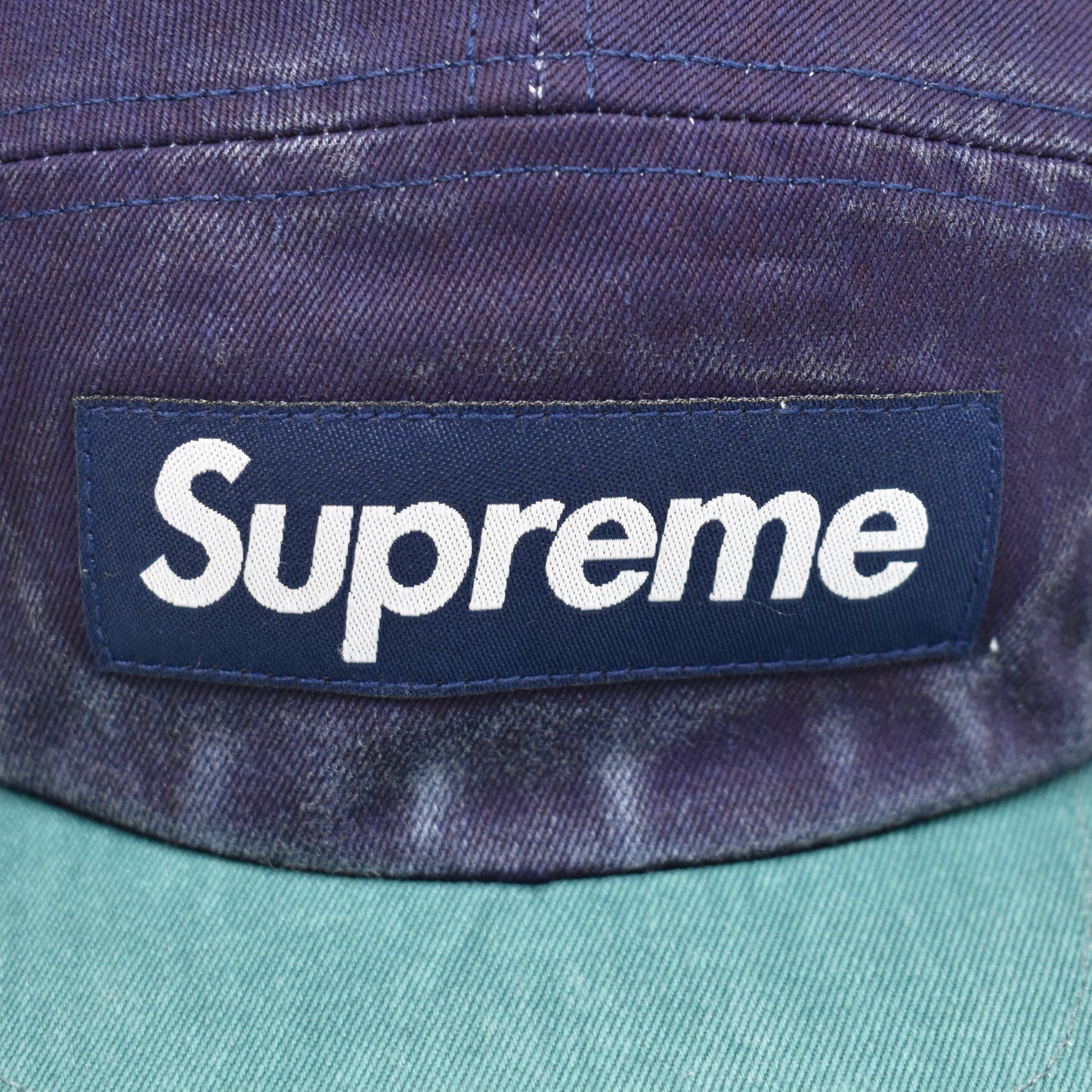 Supreme - Pigment 2-Tone Box Logo Hat (Navy/Teal)