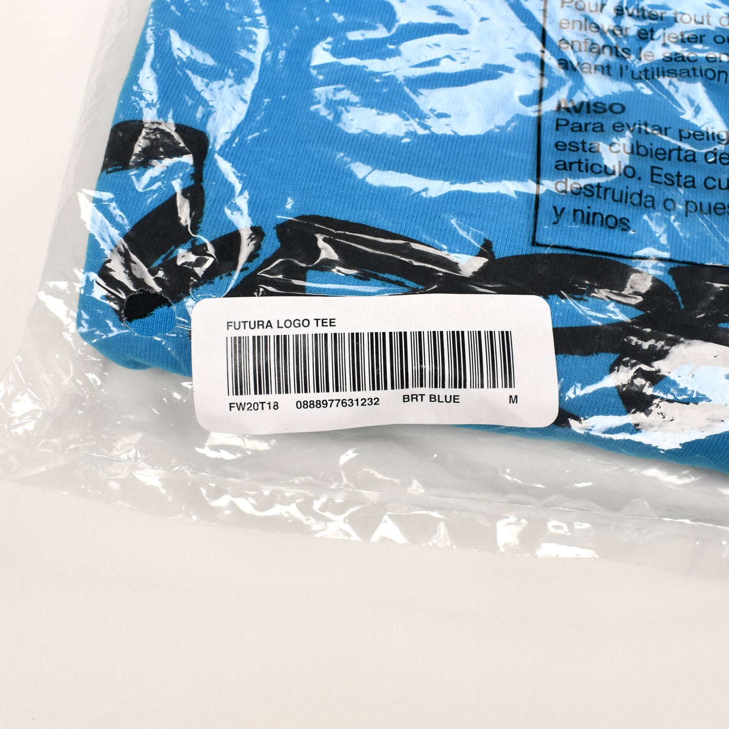 Supreme - Futura Logo T-Shirt (Bright Blue)