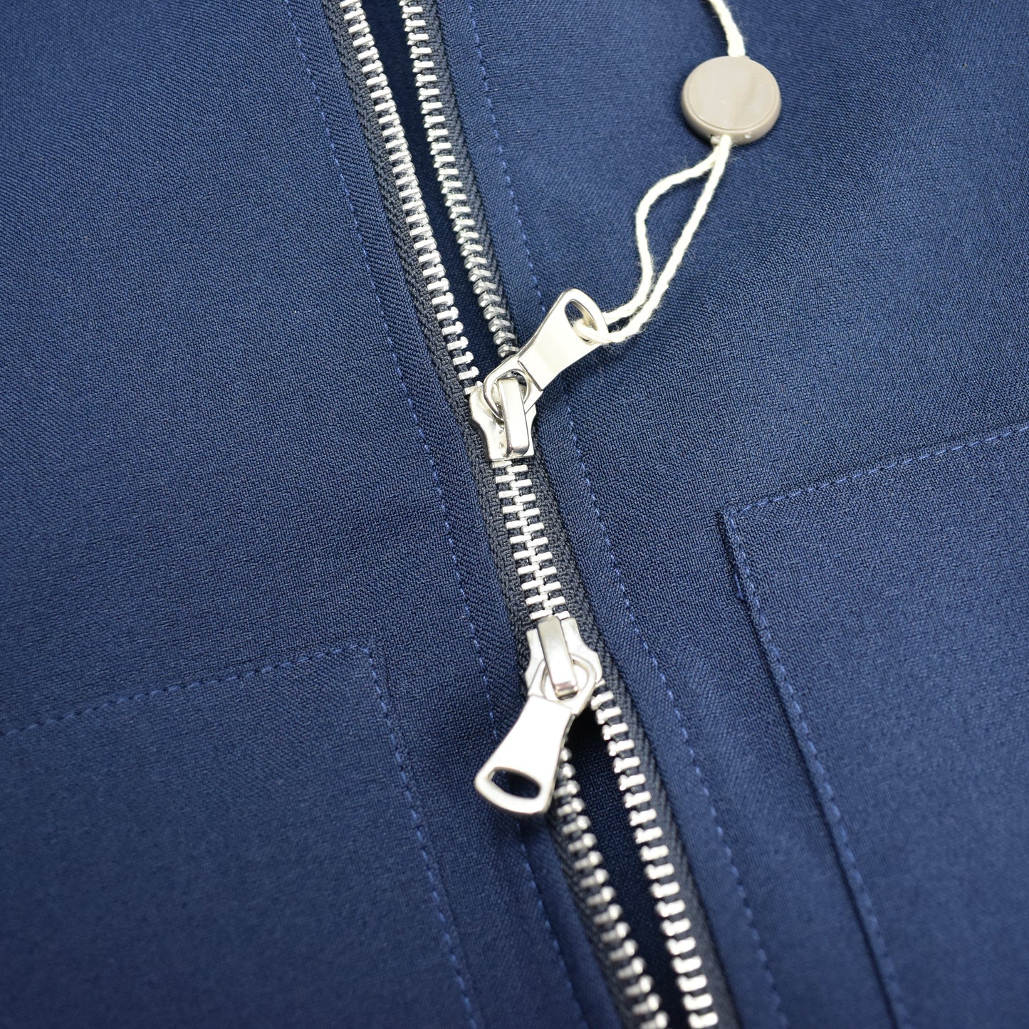 Barena - Navy Double Zip Track Jacket