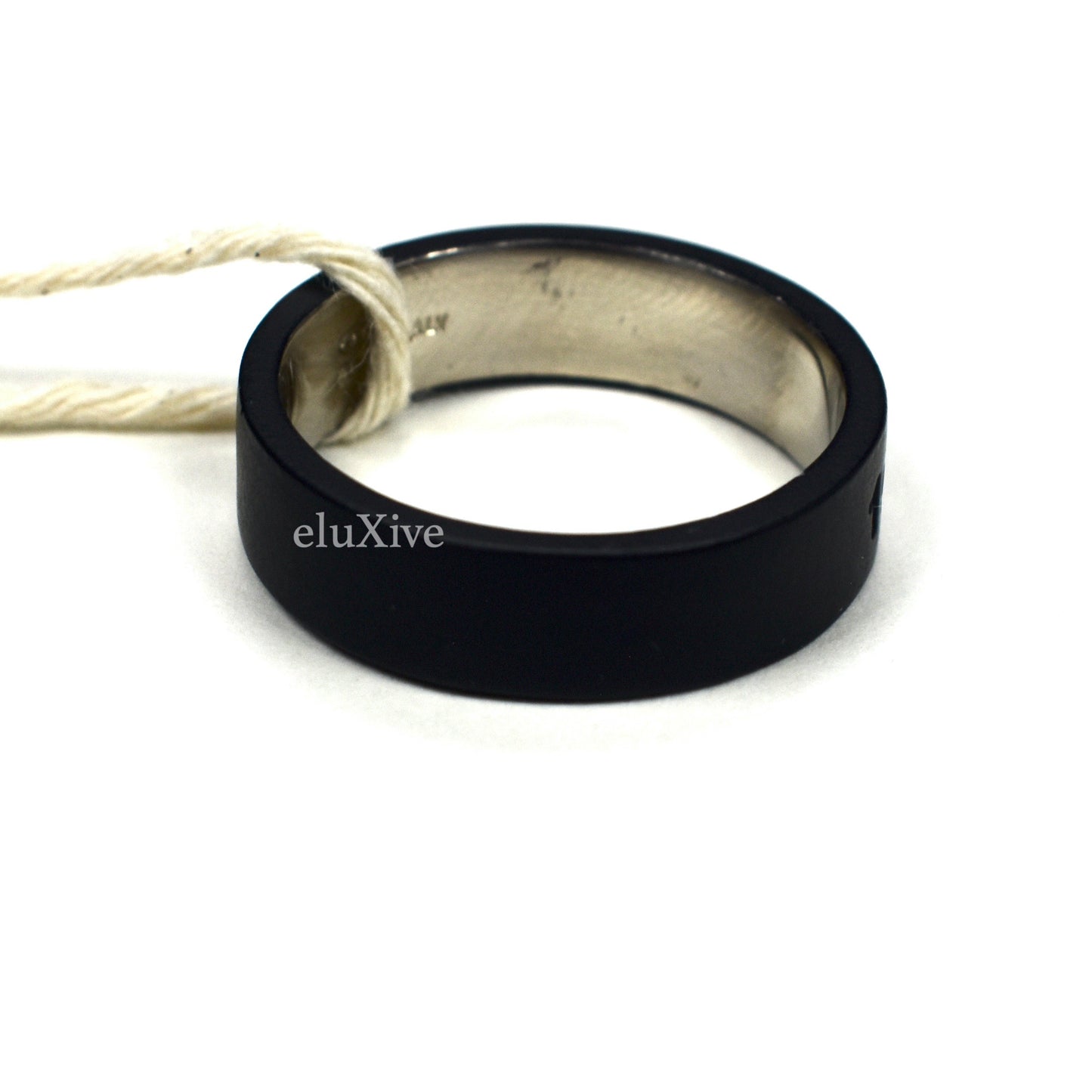 Maison Margiela - Silver PVD Coated Numbers Logo Ring