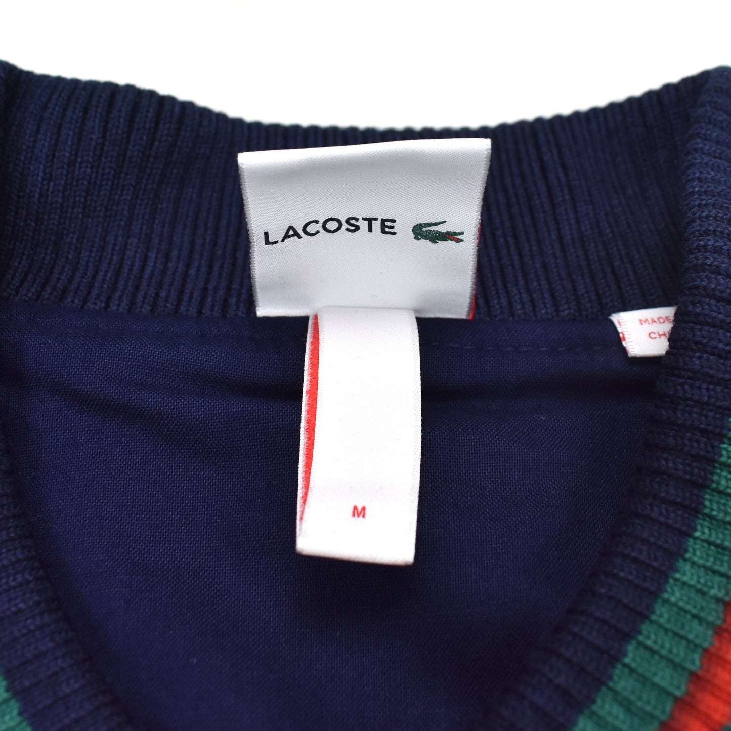 Supreme x Lacoste - Navy/Green Wool Varsity Jacket (SS18)