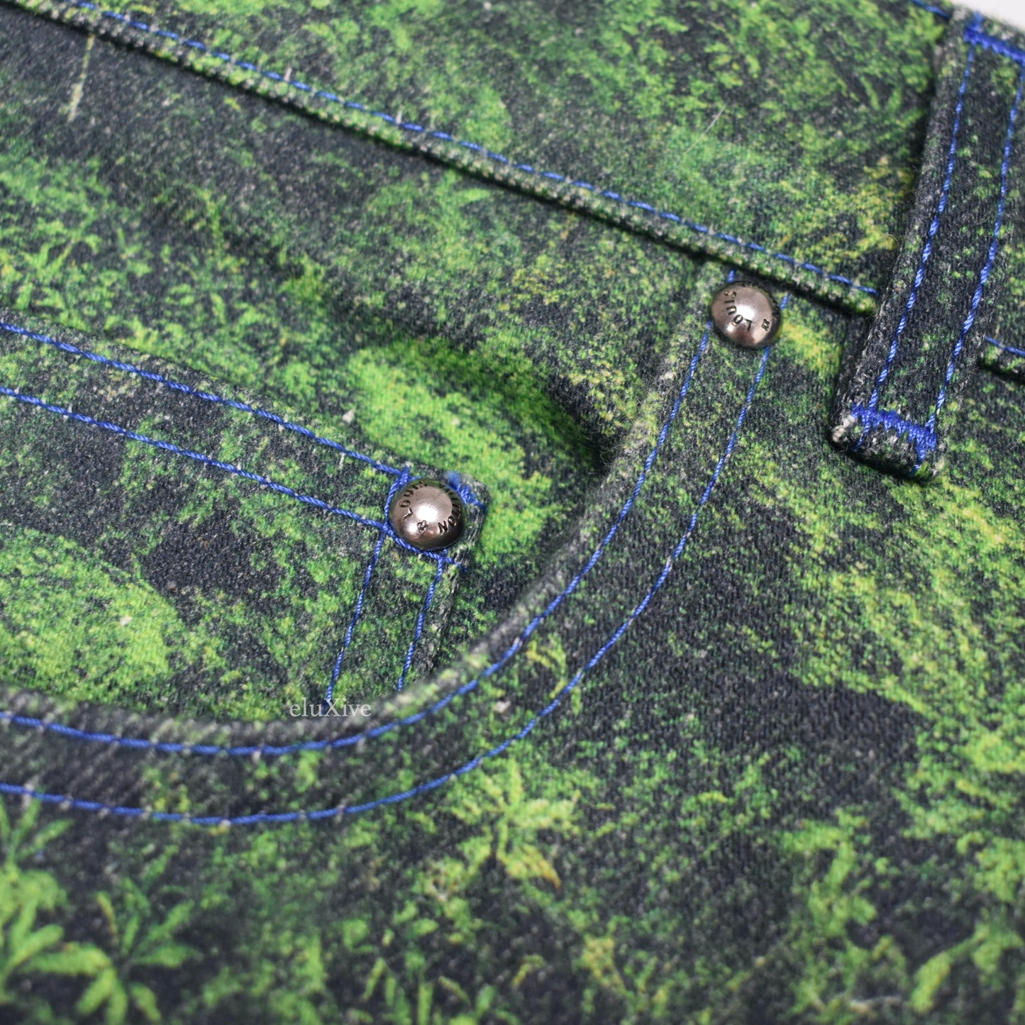 Louis Vuitton - SS22 Amen Break Landscape Print Denim Jeans
