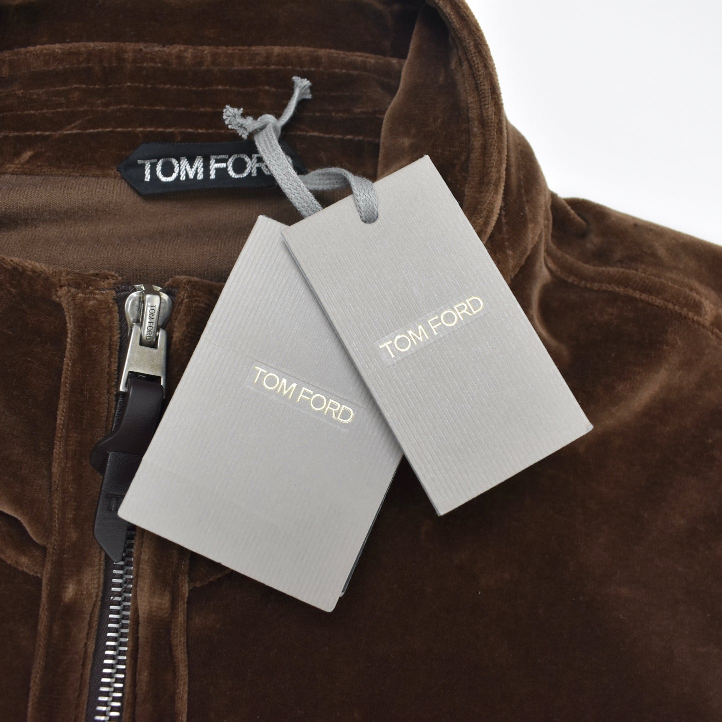 Tom Ford - Brown Velour Track Jacket