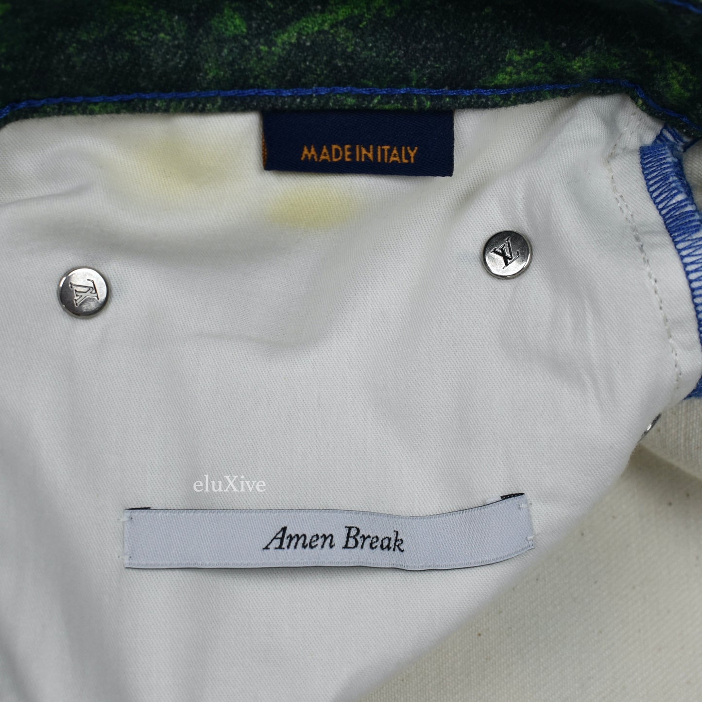Louis Vuitton - SS22 Amen Break Landscape Print Denim Jeans