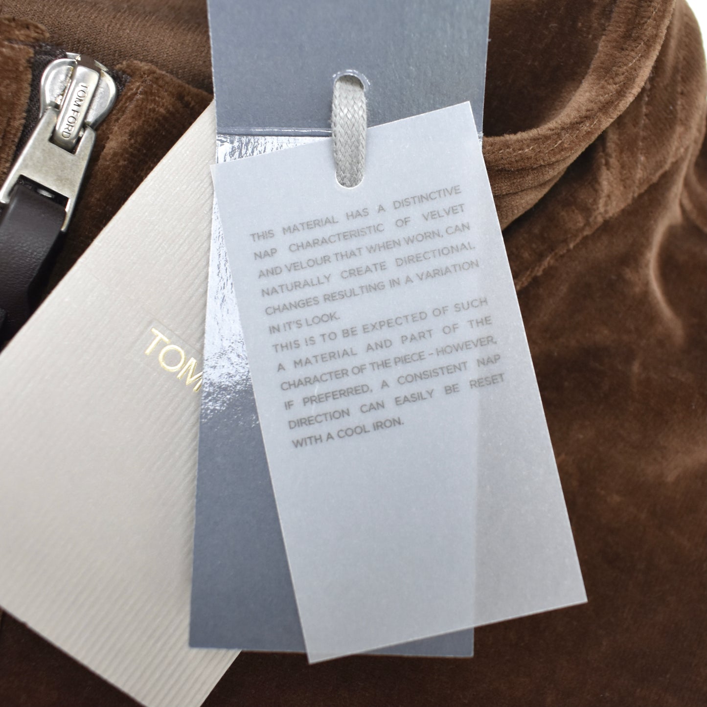 Tom Ford - Brown Velour Track Jacket