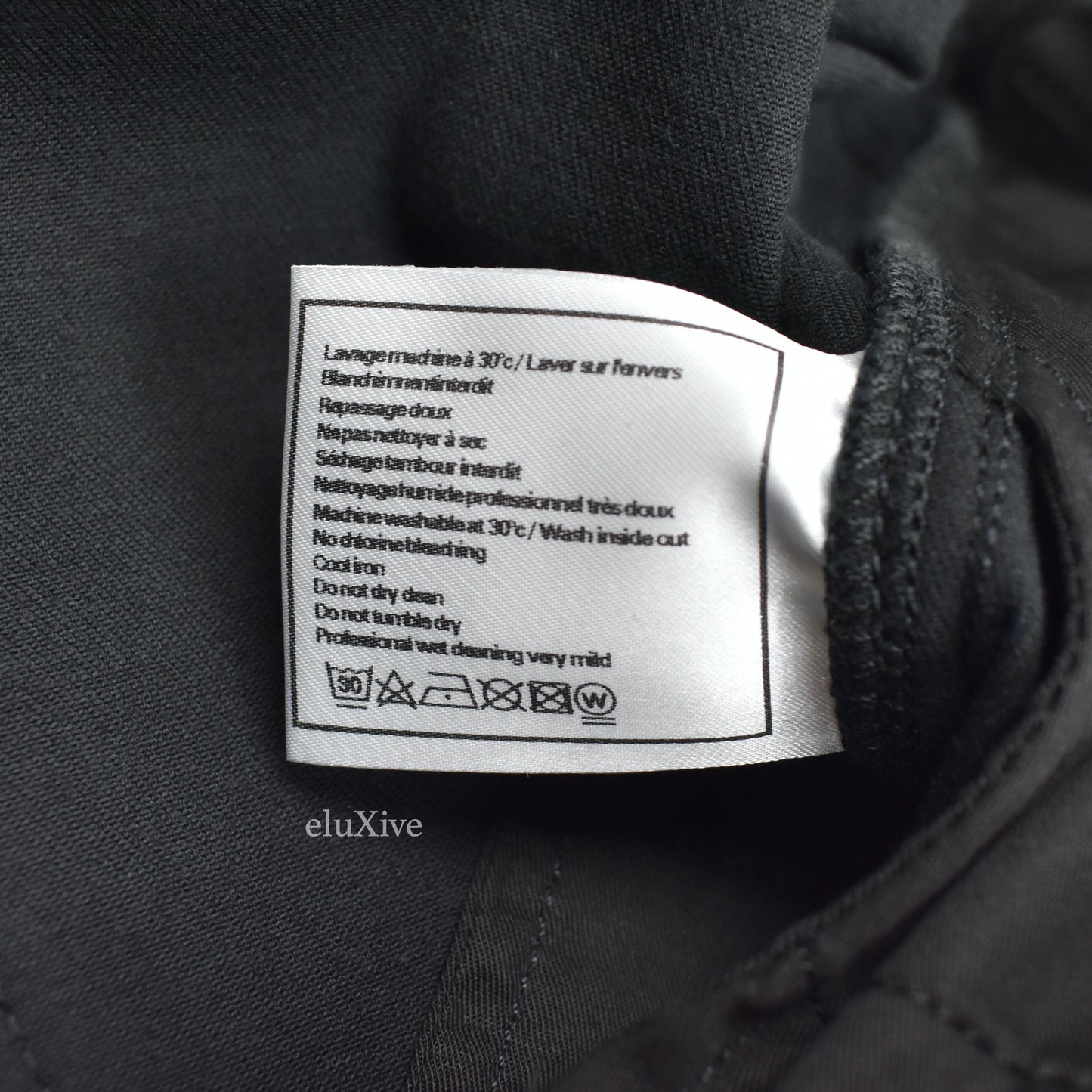 Chanel - Black Stretch Denim Uniform Jeans