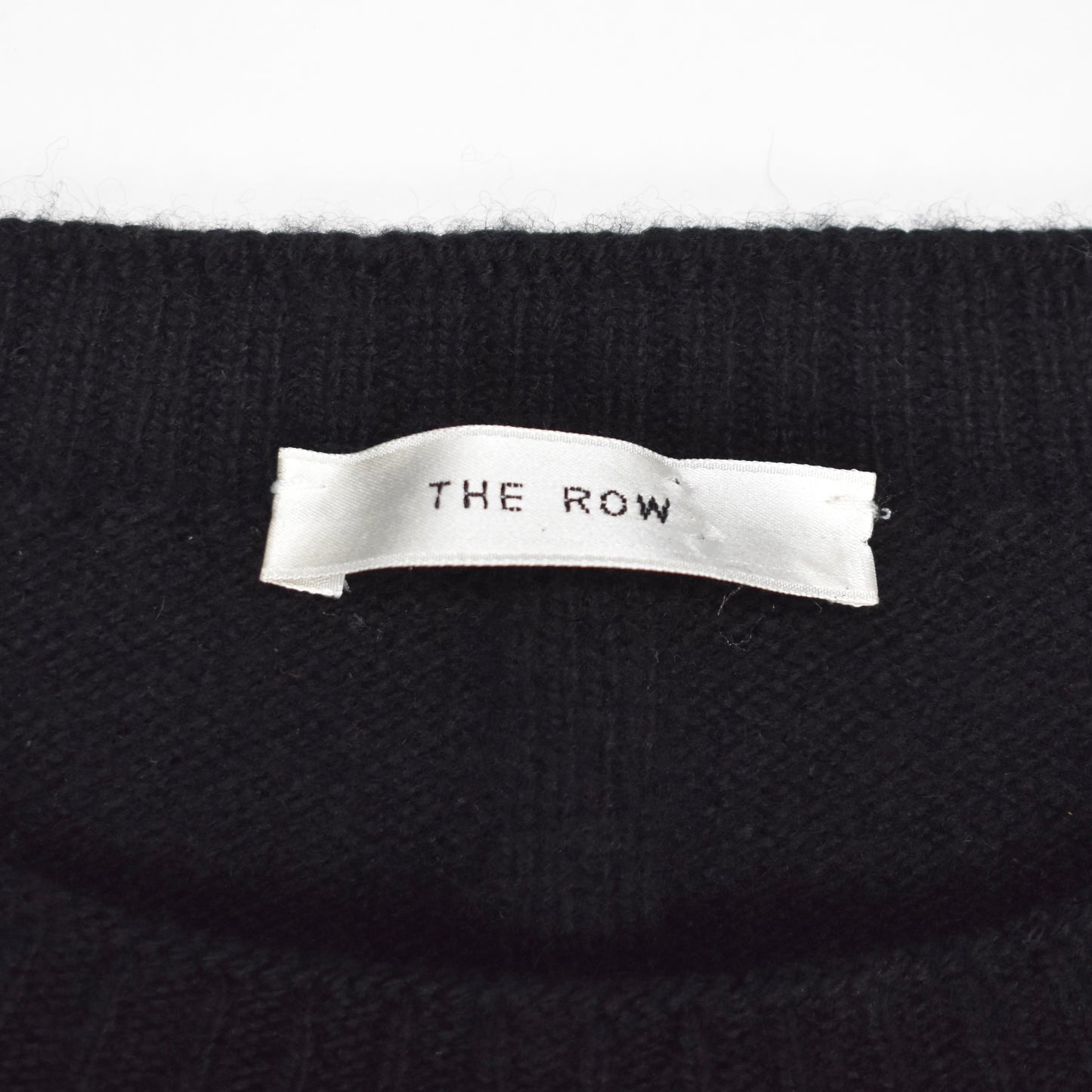 The Row - Black Wool / Cashmere Crewneck Sweater