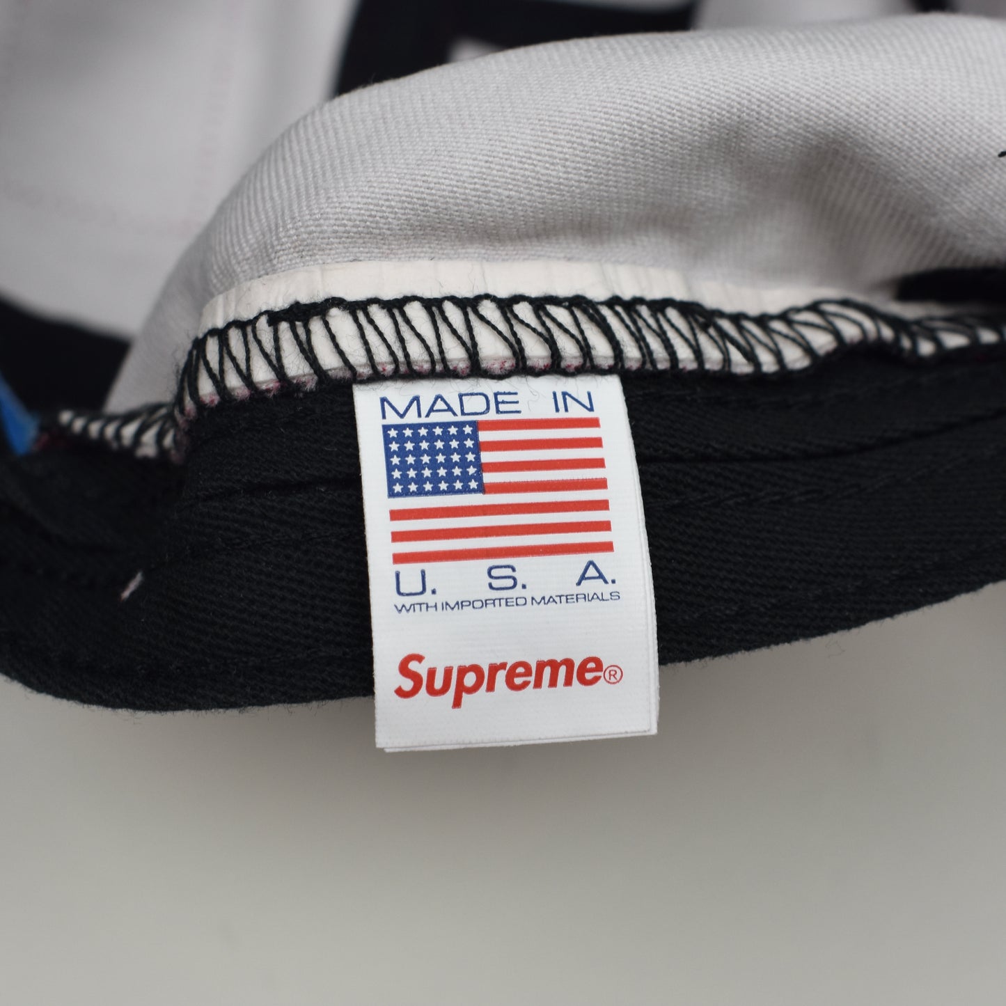 Supreme - Pigment 2-Tone Box Logo Hat (Red/Blue)