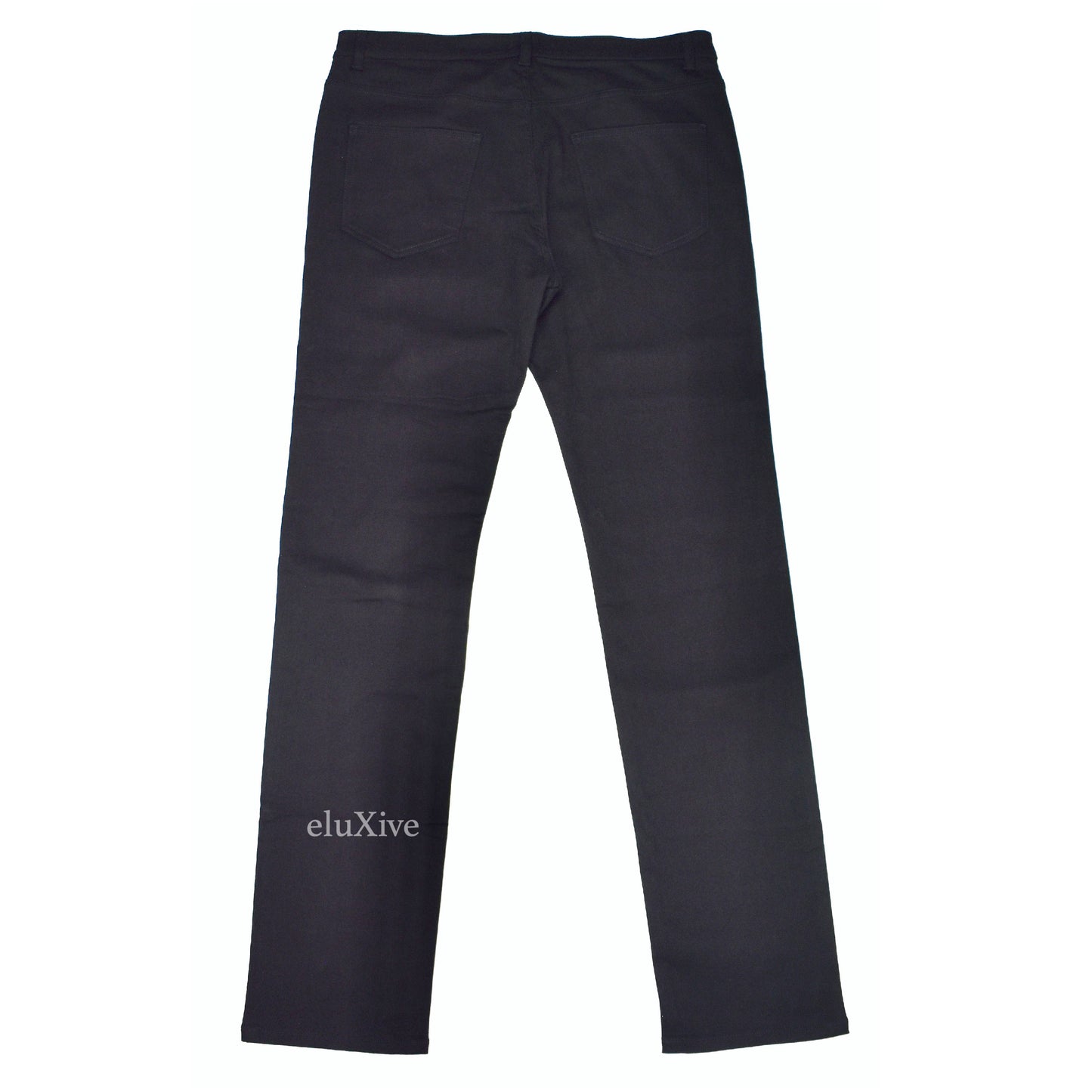 Chanel - Black Stretch Denim Uniform Jeans