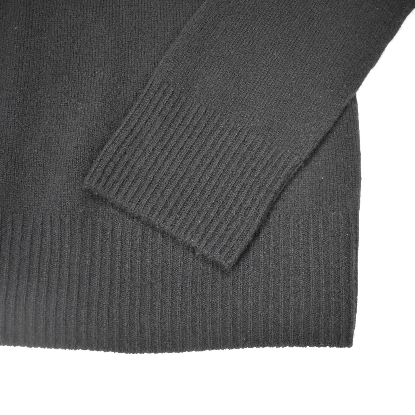 The Row - Black Wool / Cashmere Crewneck Sweater