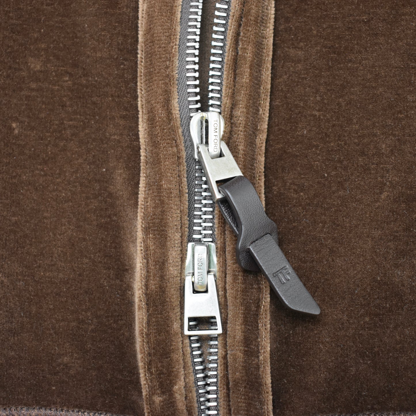 Tom Ford - Brown Velour Track Jacket