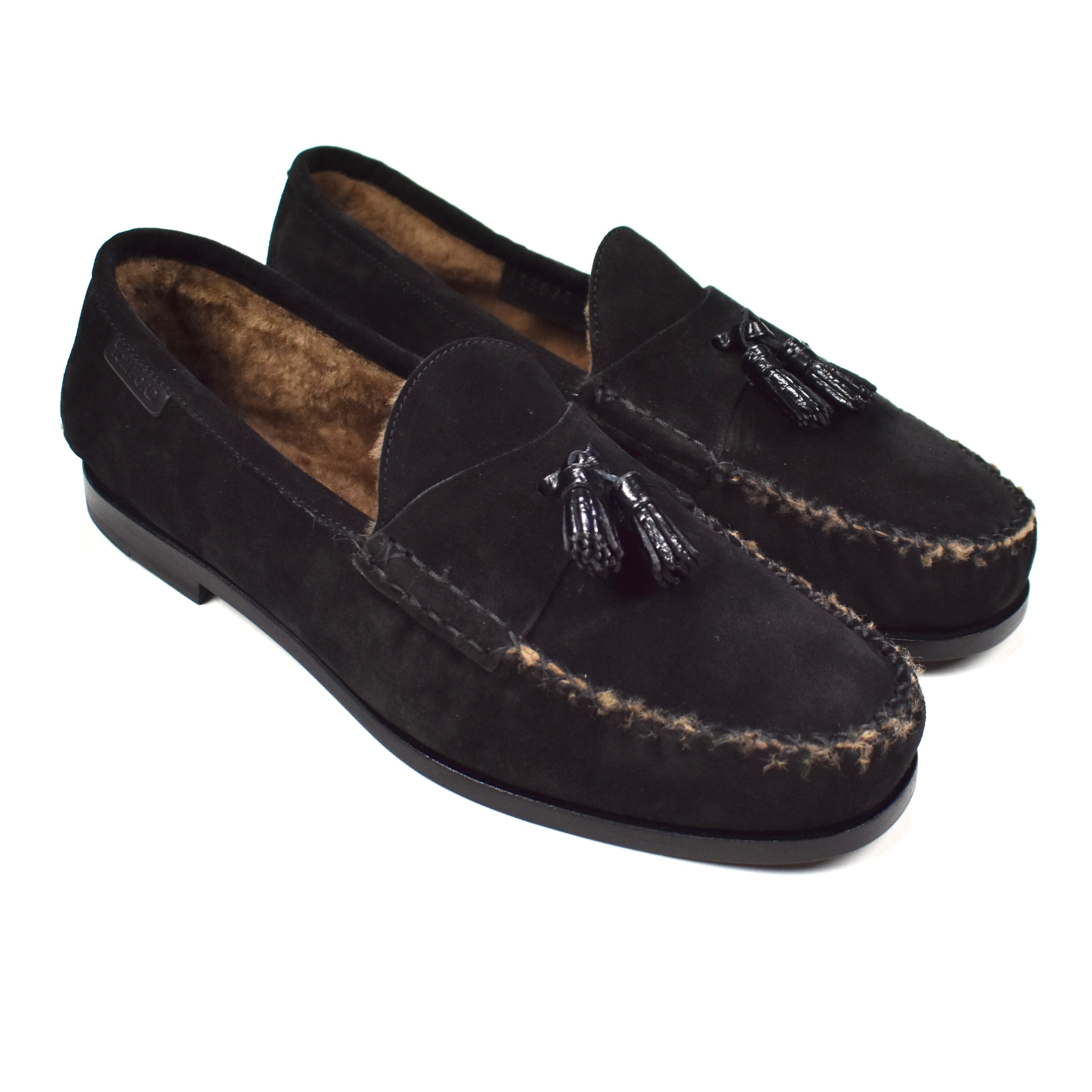 Tom Ford Men\'s Chestnut Brown Leather Penny Loafers TOM FORD Burnished Leather Penny Loafers | Saks Fifth Avenue main image 3