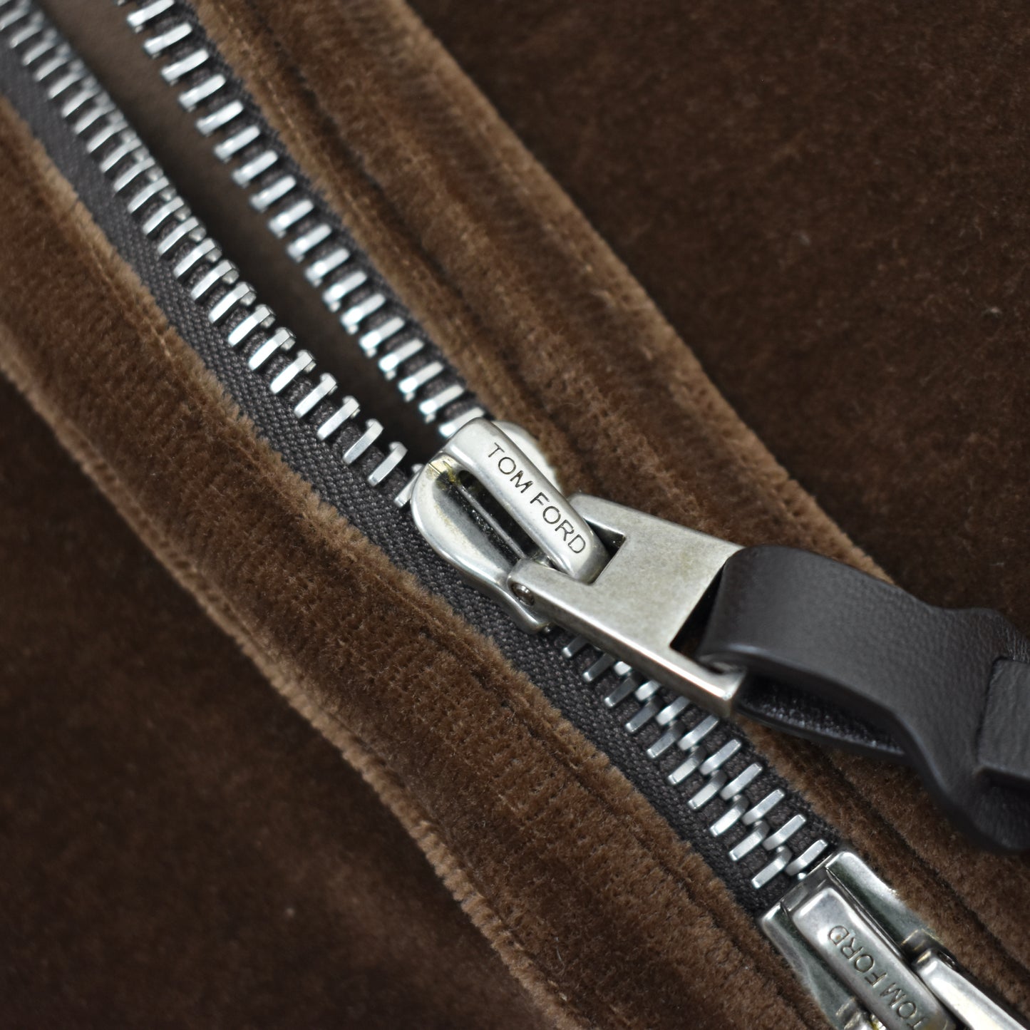 Tom Ford - Brown Velour Track Jacket