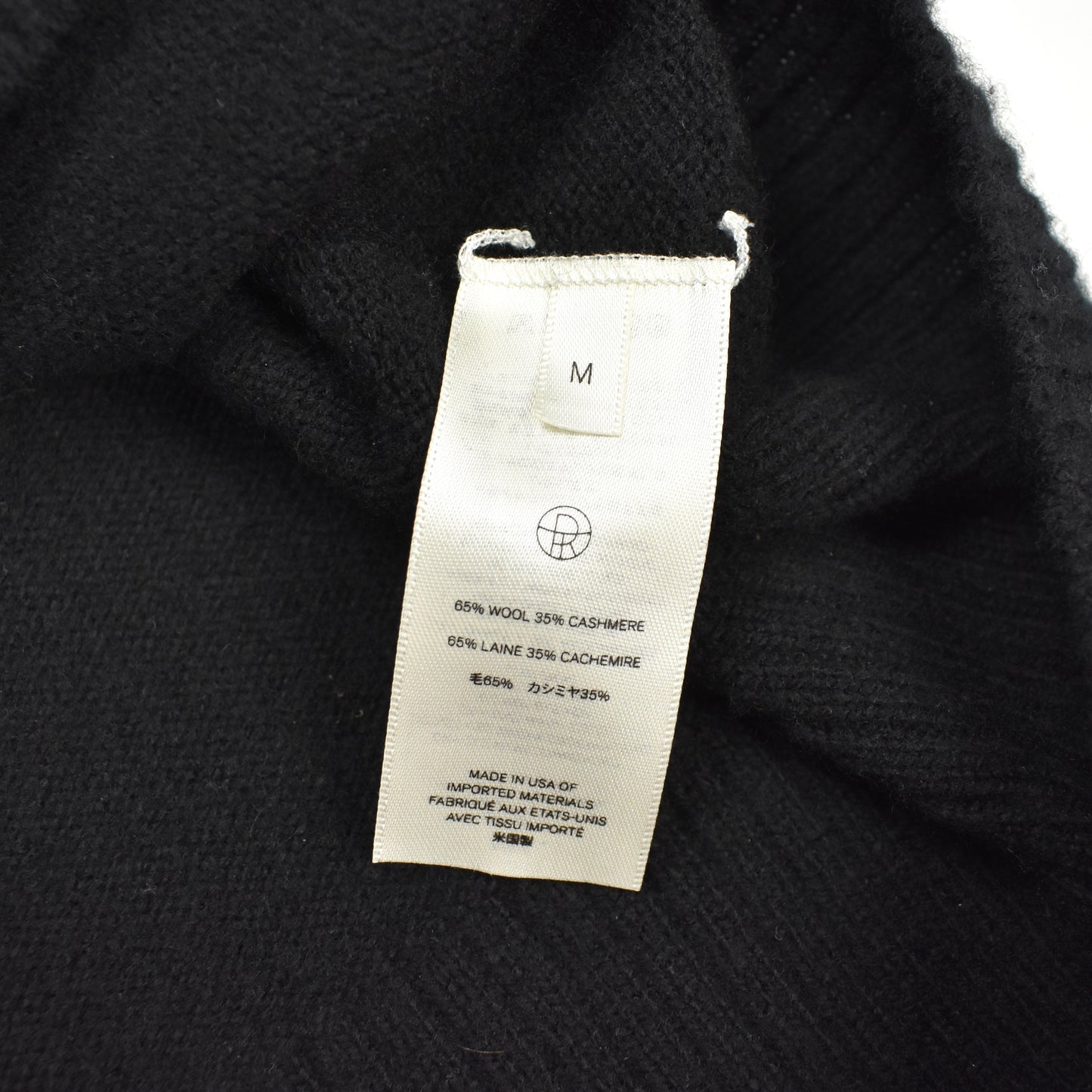 The Row - Black Wool / Cashmere Crewneck Sweater