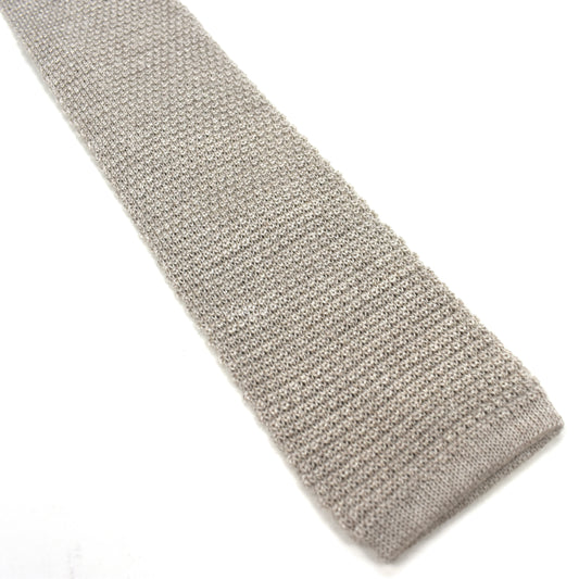 Brioni - Beige Cashmere / Silk Knit Tie