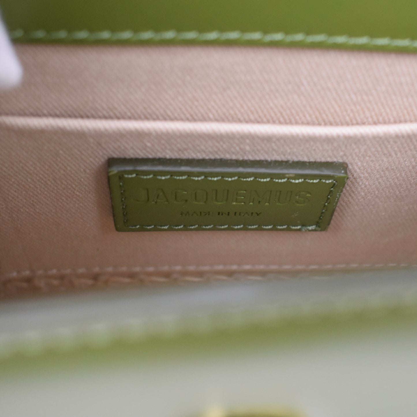 Jacquemus - Le Chiquito Moyen Cordao Espadrille Bag (Olive)