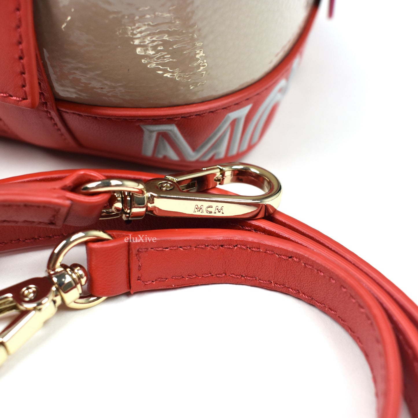MCM - Limited Edition 'Upcyling' Red Floral Leather Bag