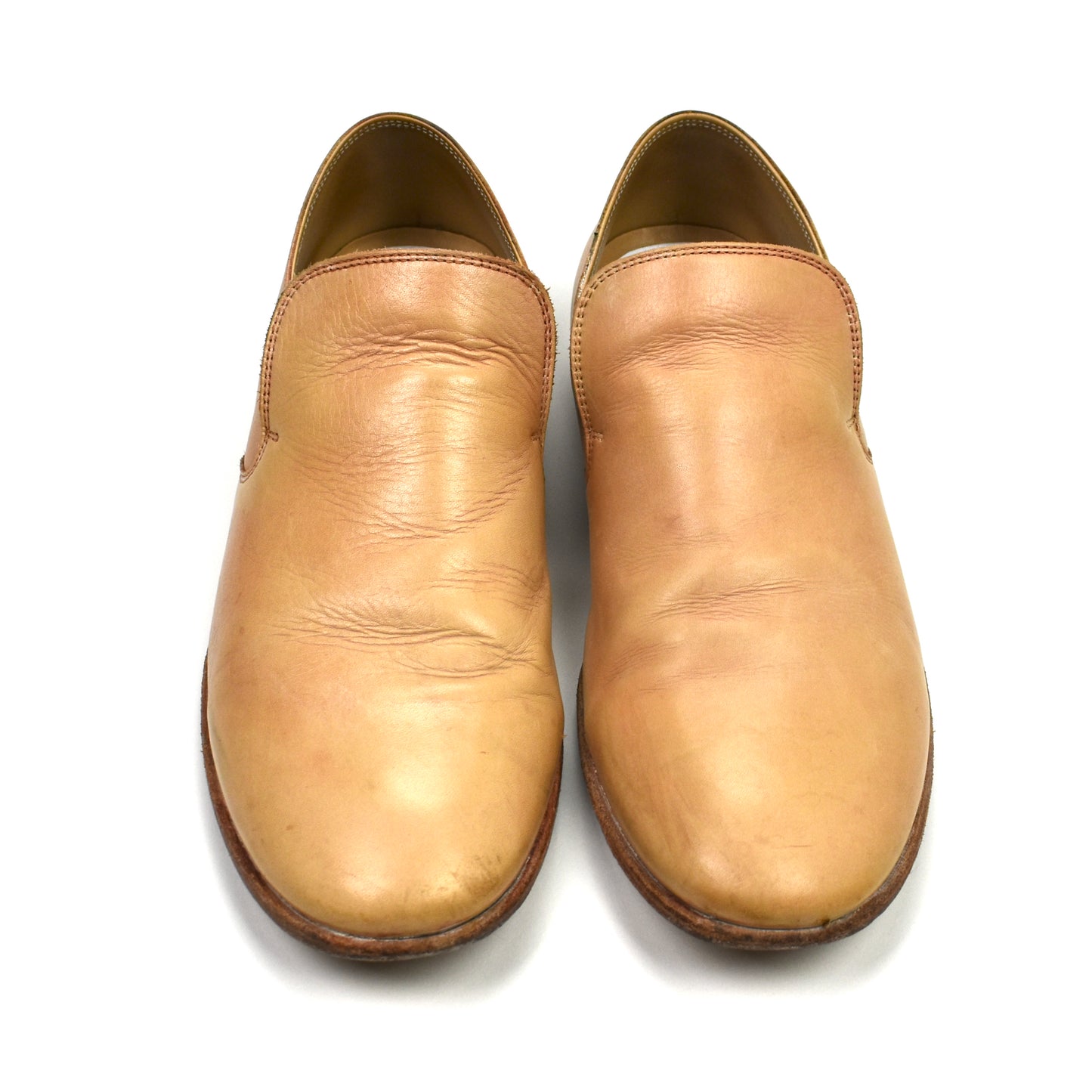 Maison Margiela x H&M - Tan Leather Mould Effect Loafers