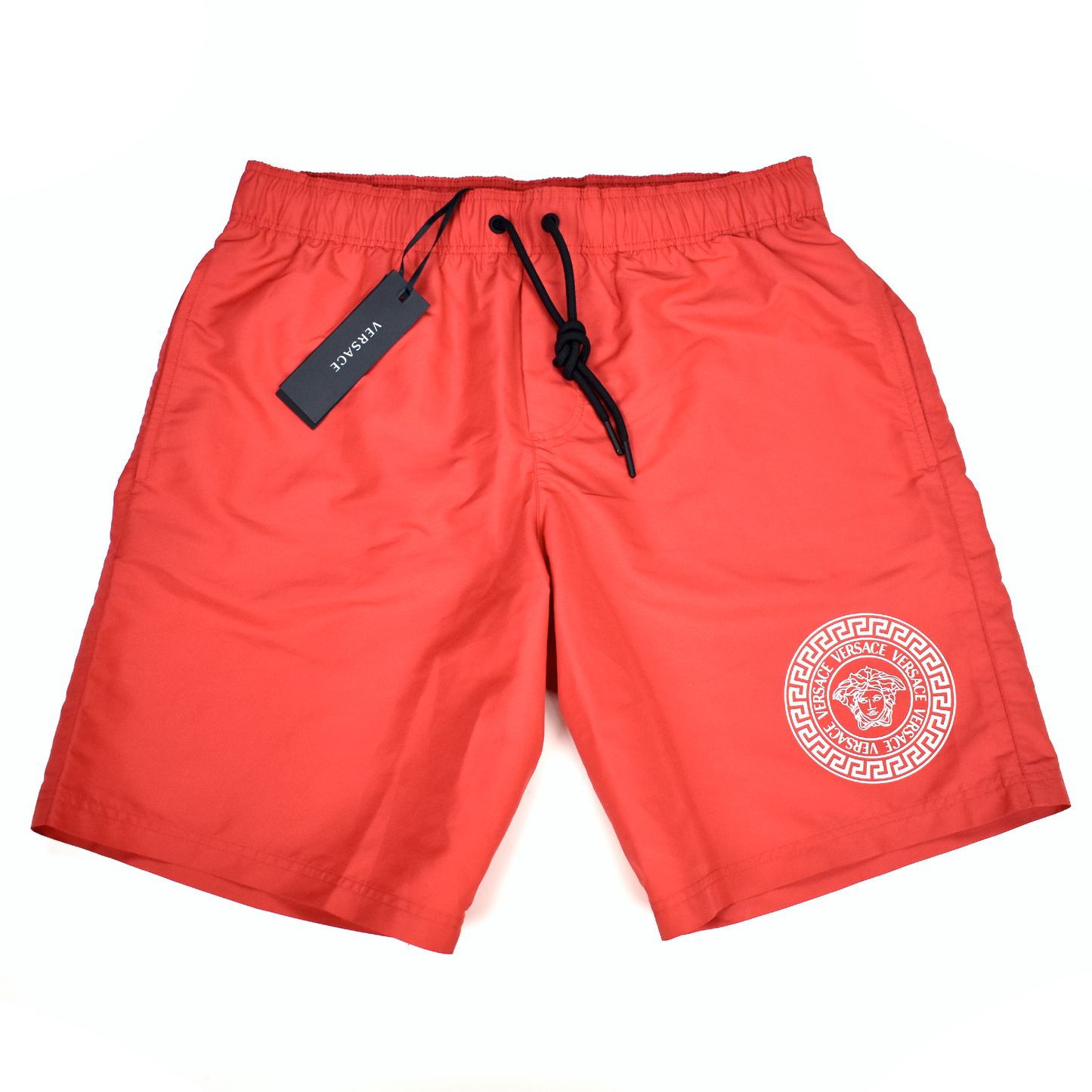 Versace - Red Medusa Logo Swim Shorts