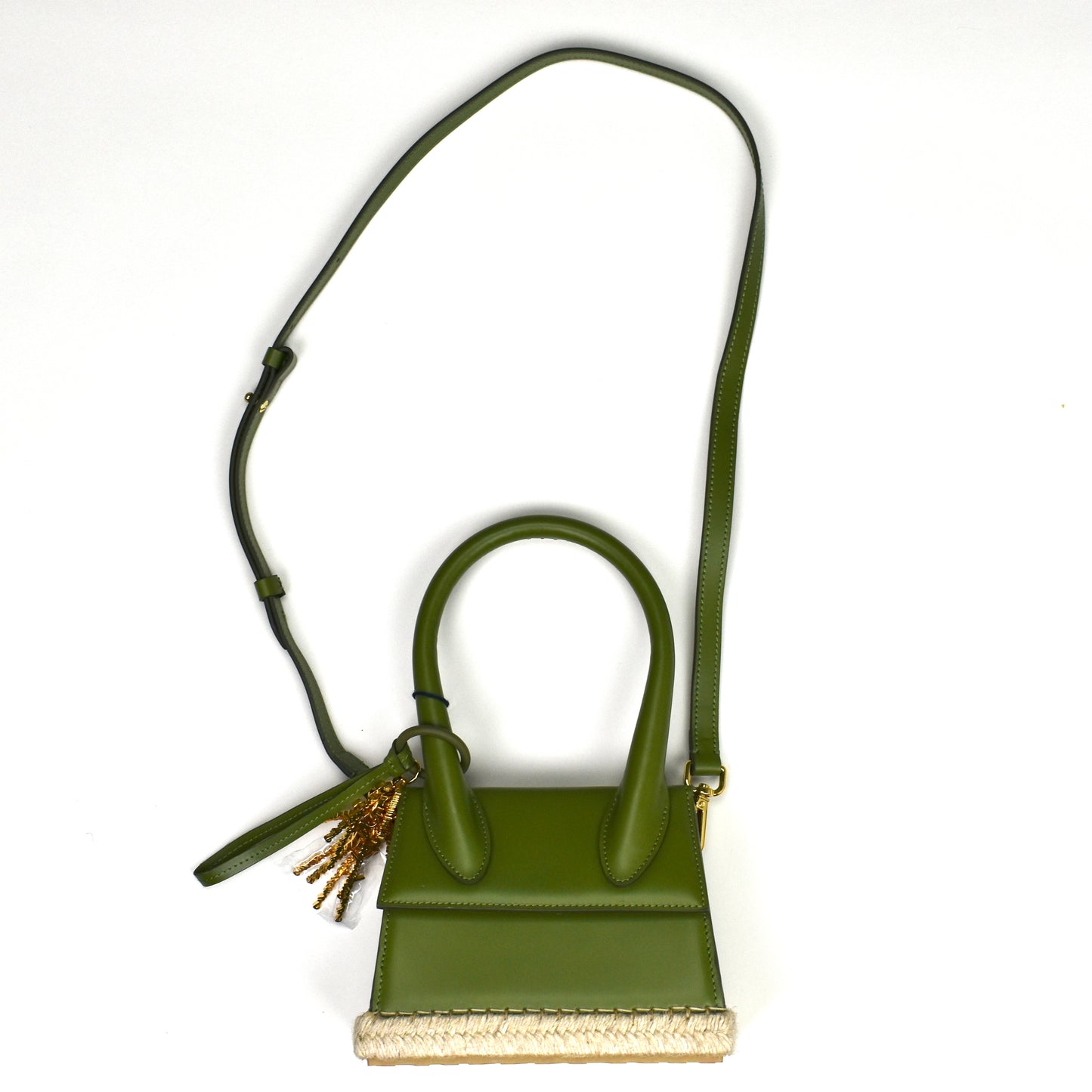 Jacquemus - Le Chiquito Moyen Cordao Espadrille Bag (Olive)