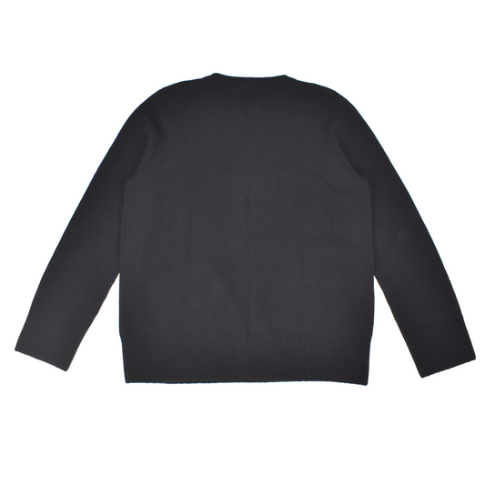 The Row - Black Wool / Cashmere Crewneck Sweater