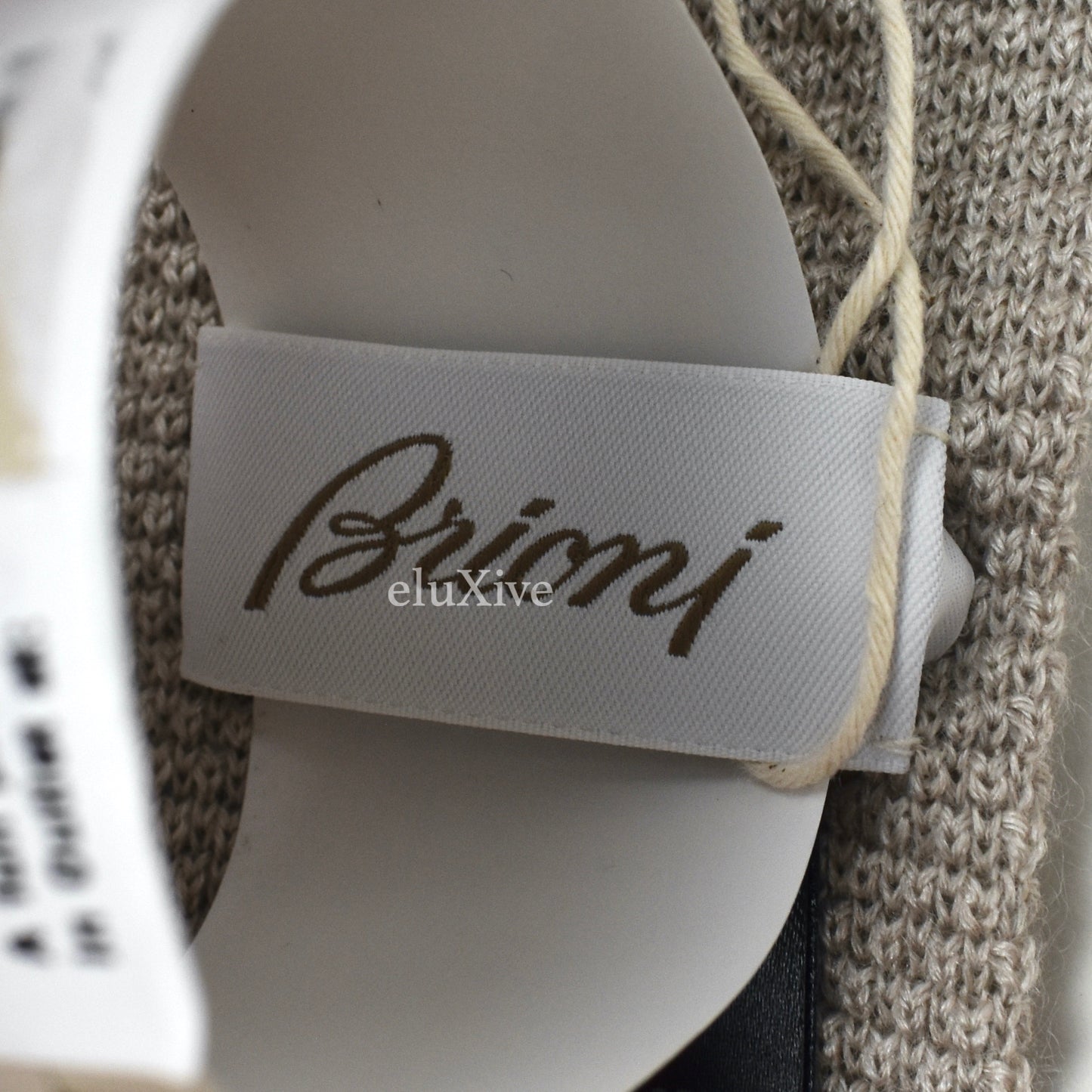 Brioni - Beige Cashmere / Silk Knit Tie