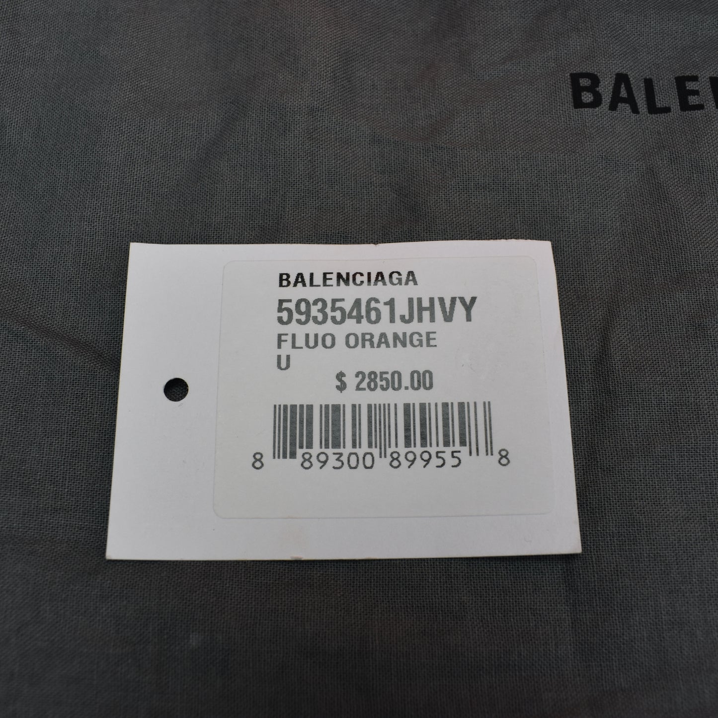Balenciaga - Small Leather Hourglass Bag (Fluo Orange)