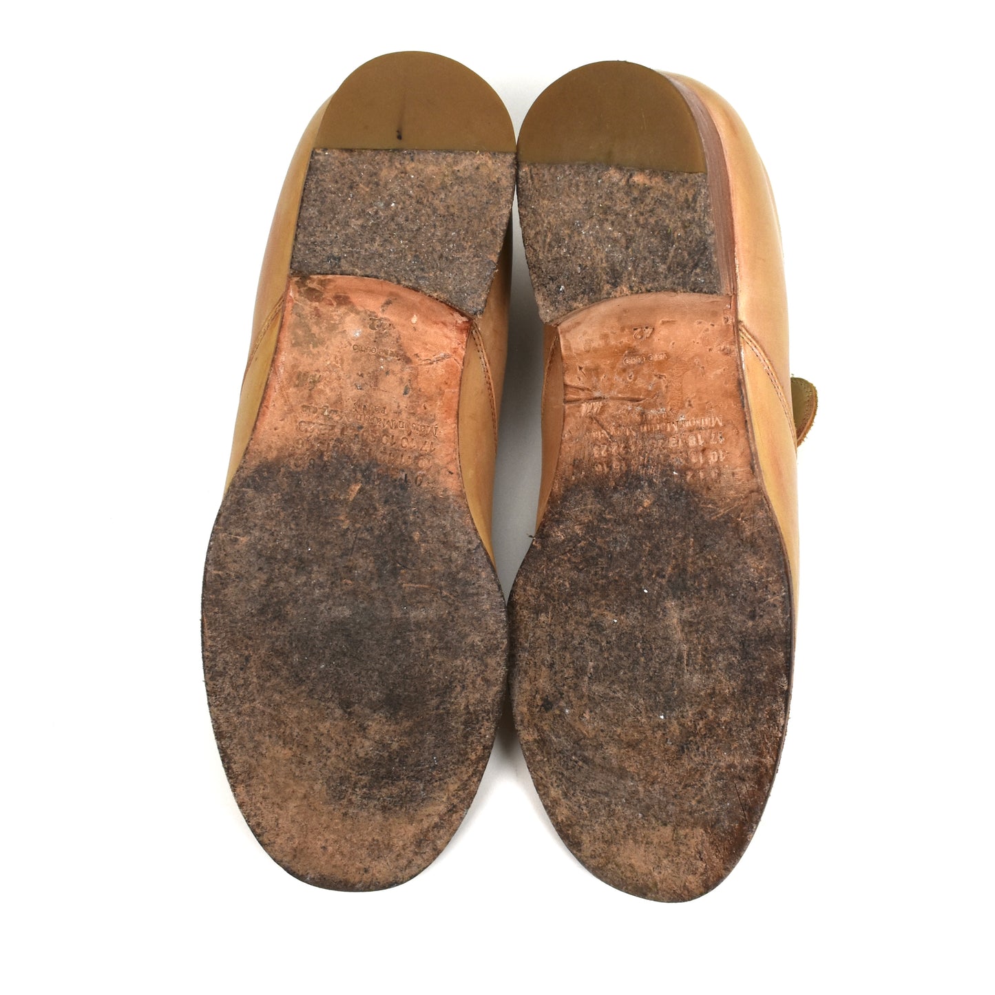 Maison Margiela x H&M - Tan Leather Mould Effect Loafers