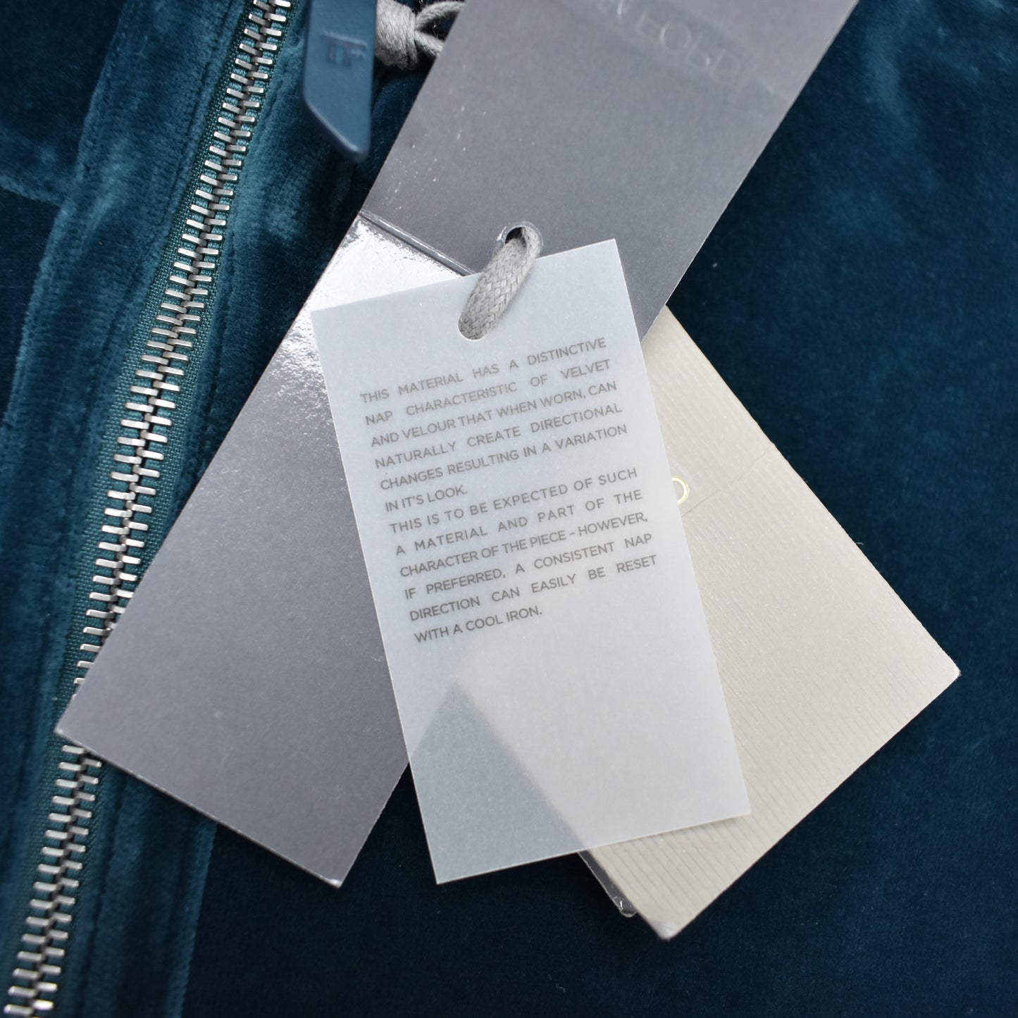 Tom Ford - Teal Blue Velour Track Jacket