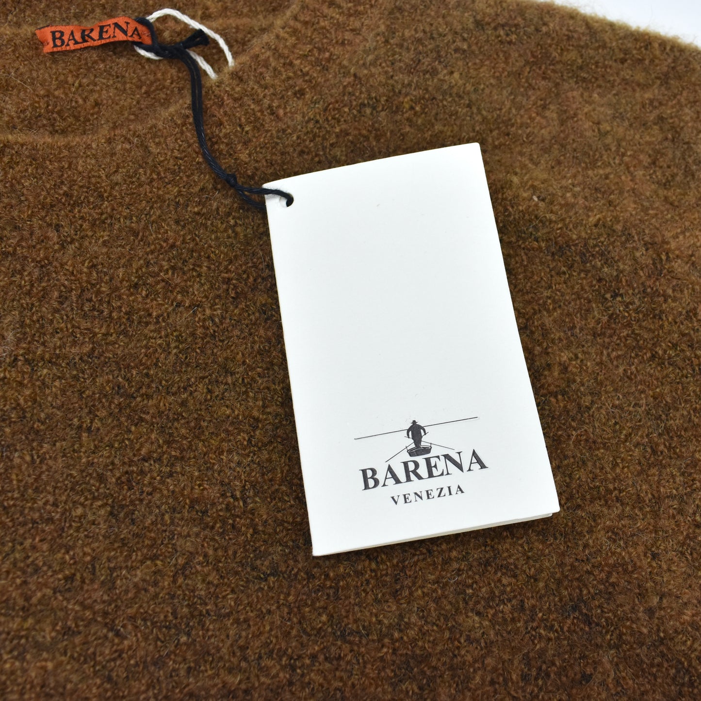 Barena - Brown Brushed Wool Crewneck Sweater