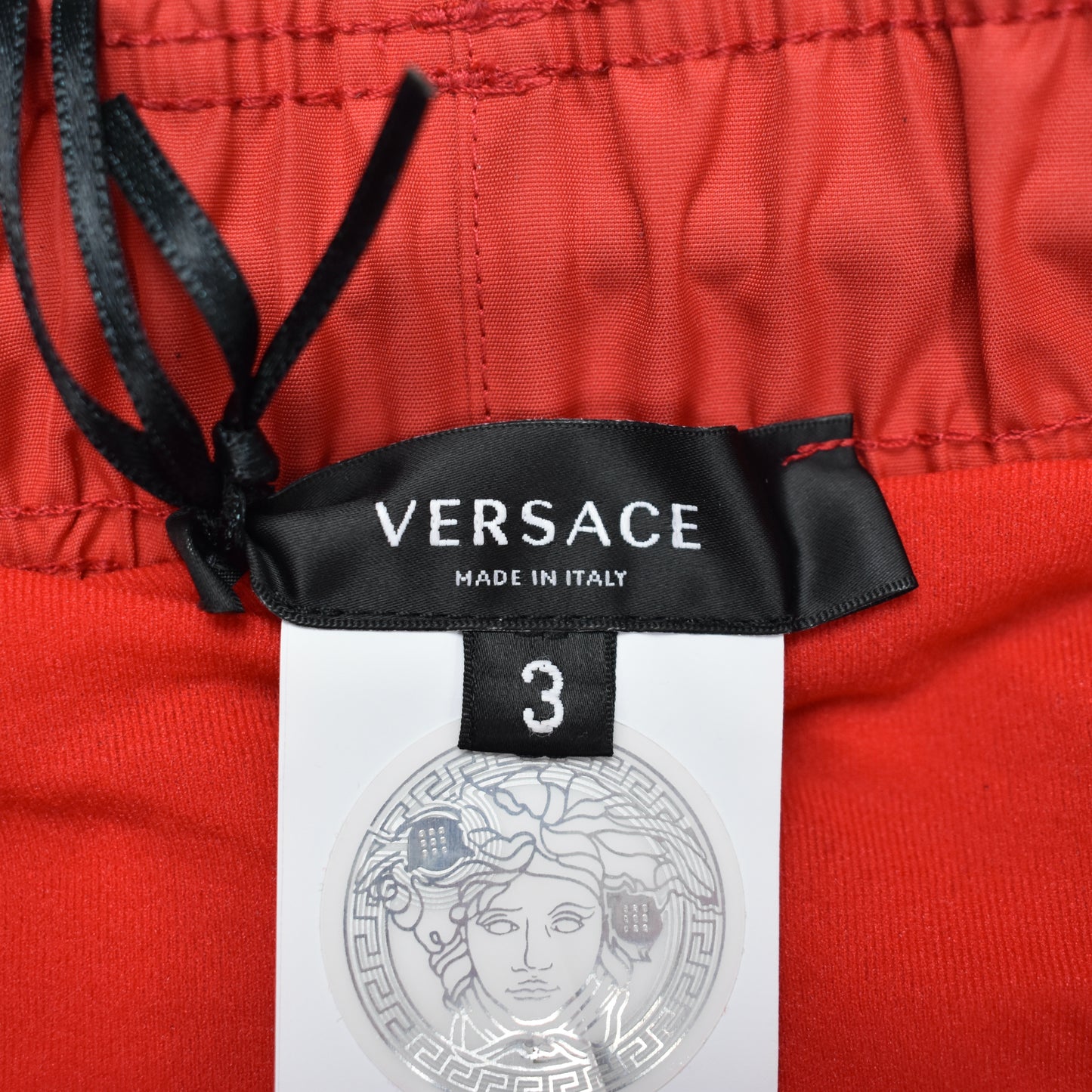 Versace - Red Medusa Logo Swim Shorts