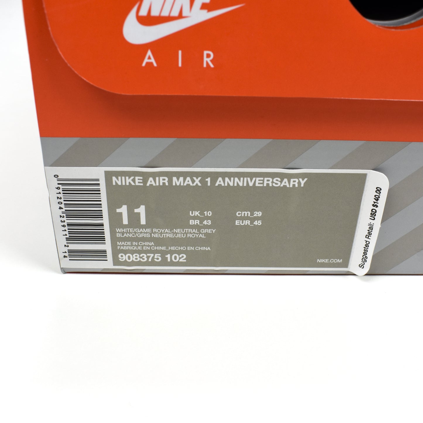Nike - Air Max 1 OG Anniversary 'Royal'